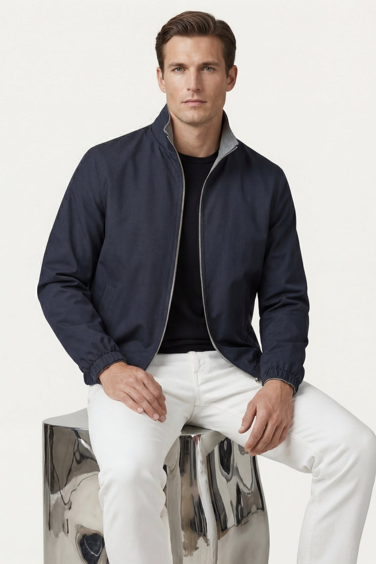 Portovenere Reversible Jacket Navy