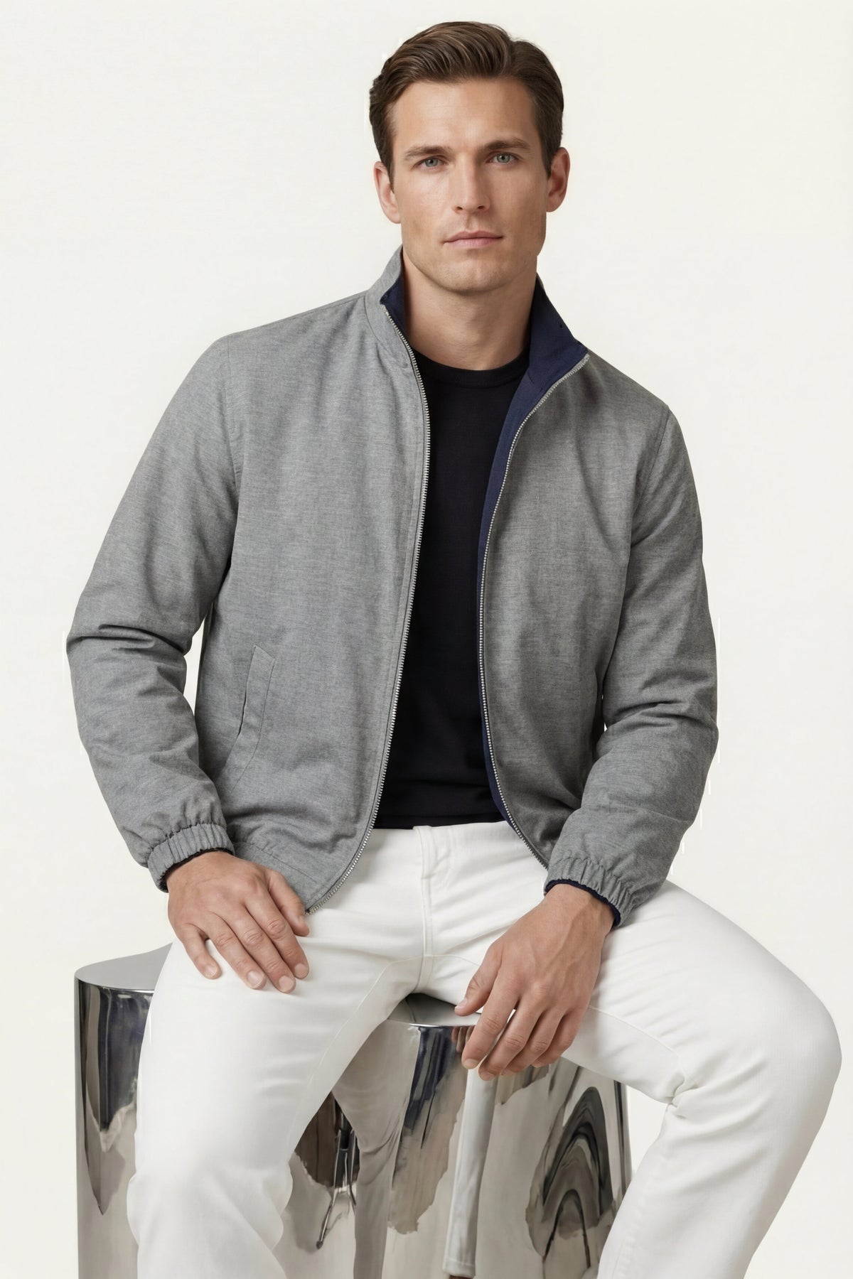 Portovenere Reversible Jacket Navy