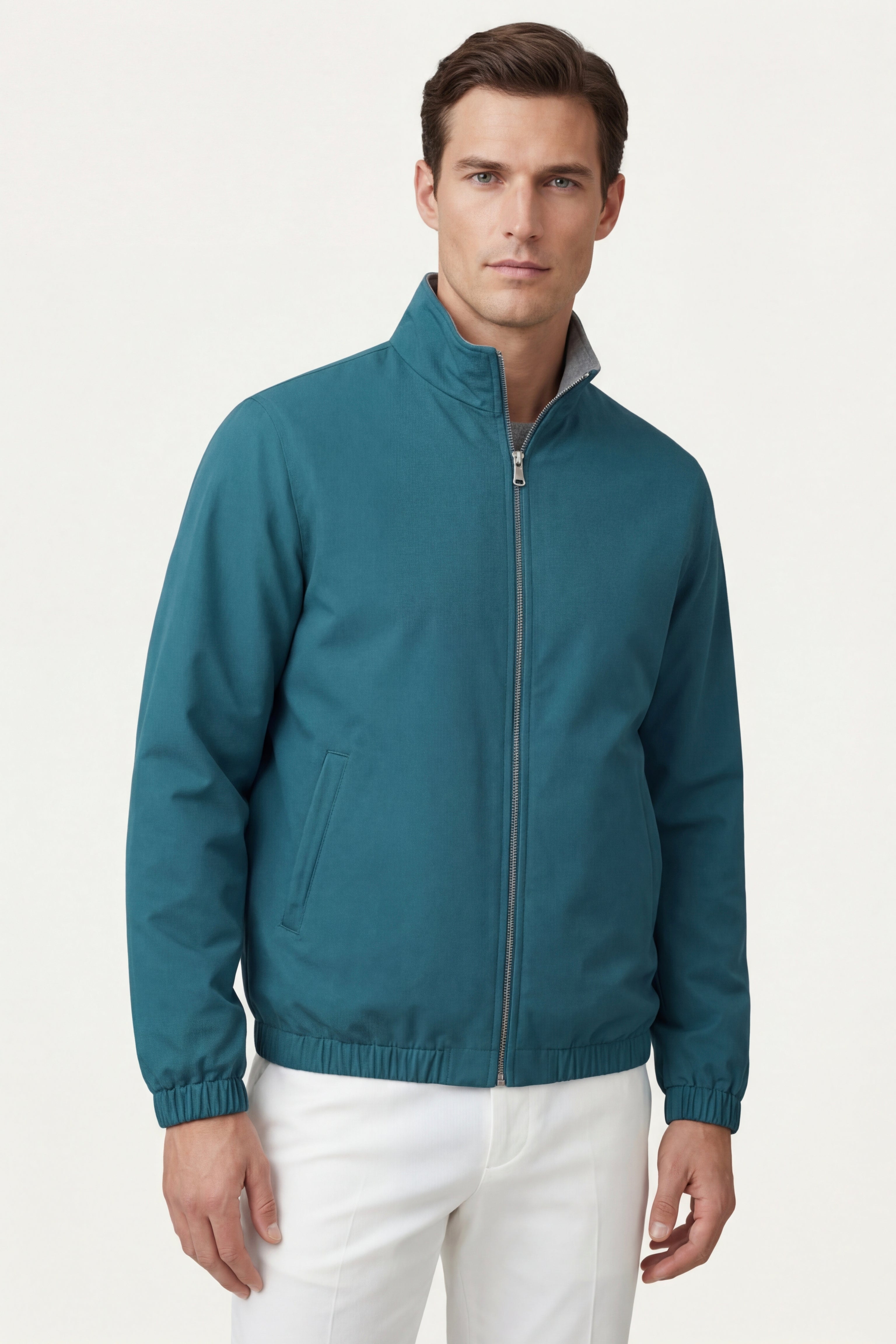 Portovenere Reversible Jacket Teal