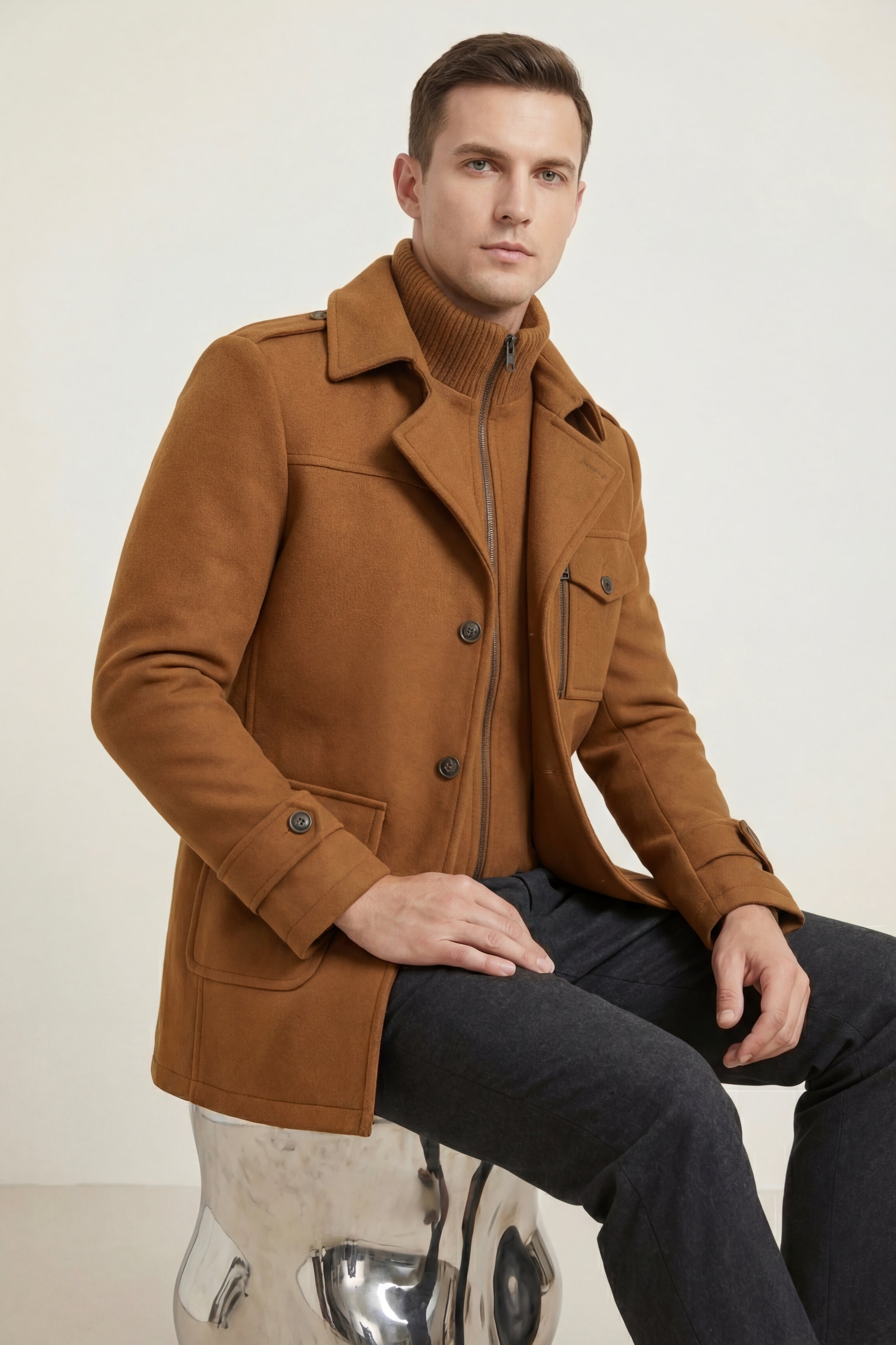 Belluno Field Coat Ochre