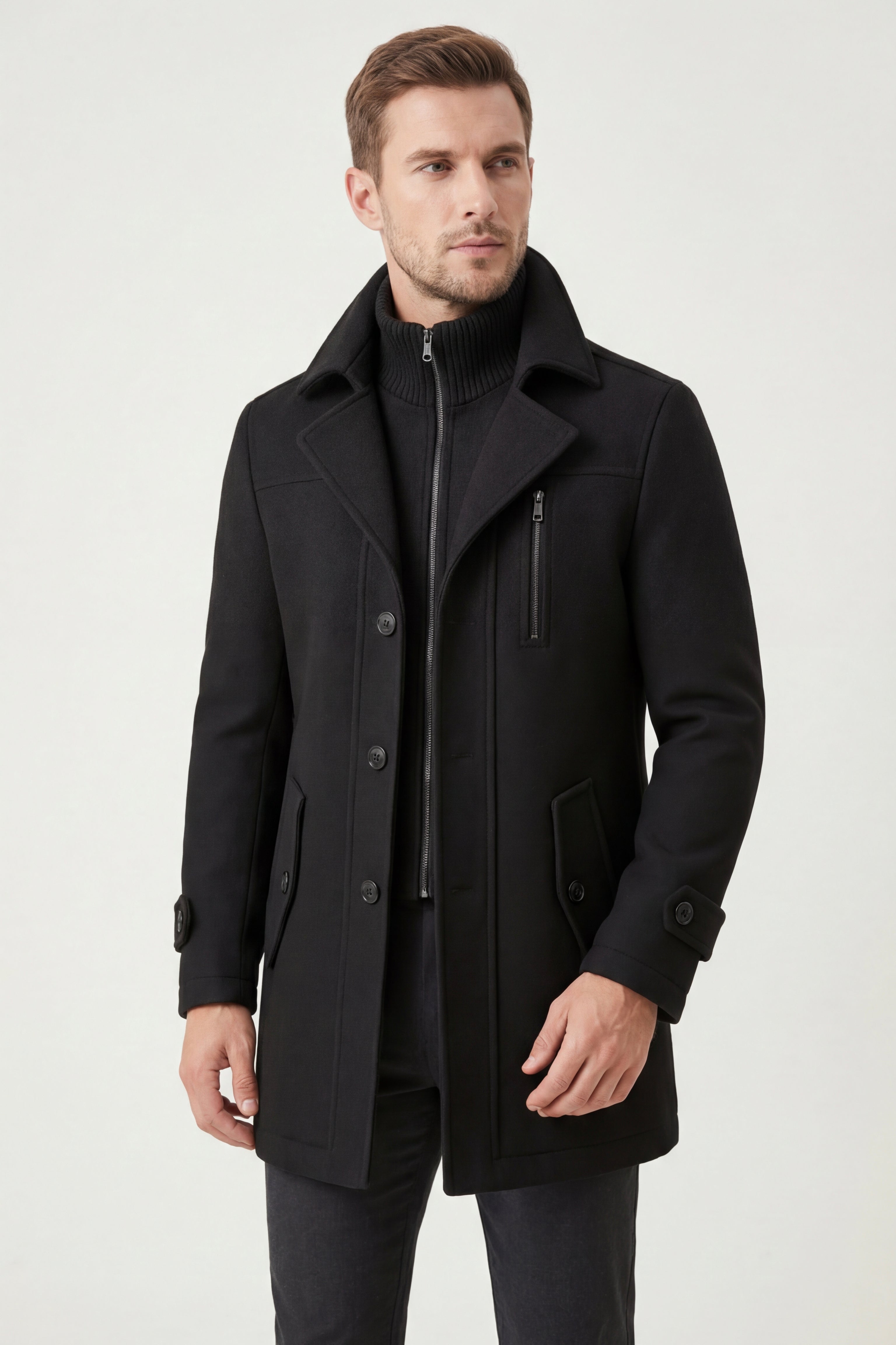 Belluno Field Coat Black
