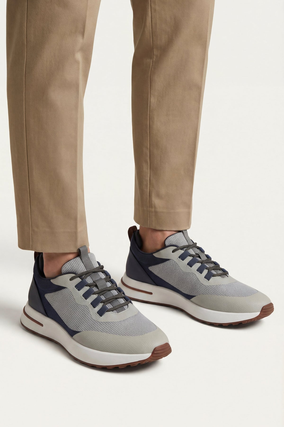 Palazzo Runner II Light Grey Navy