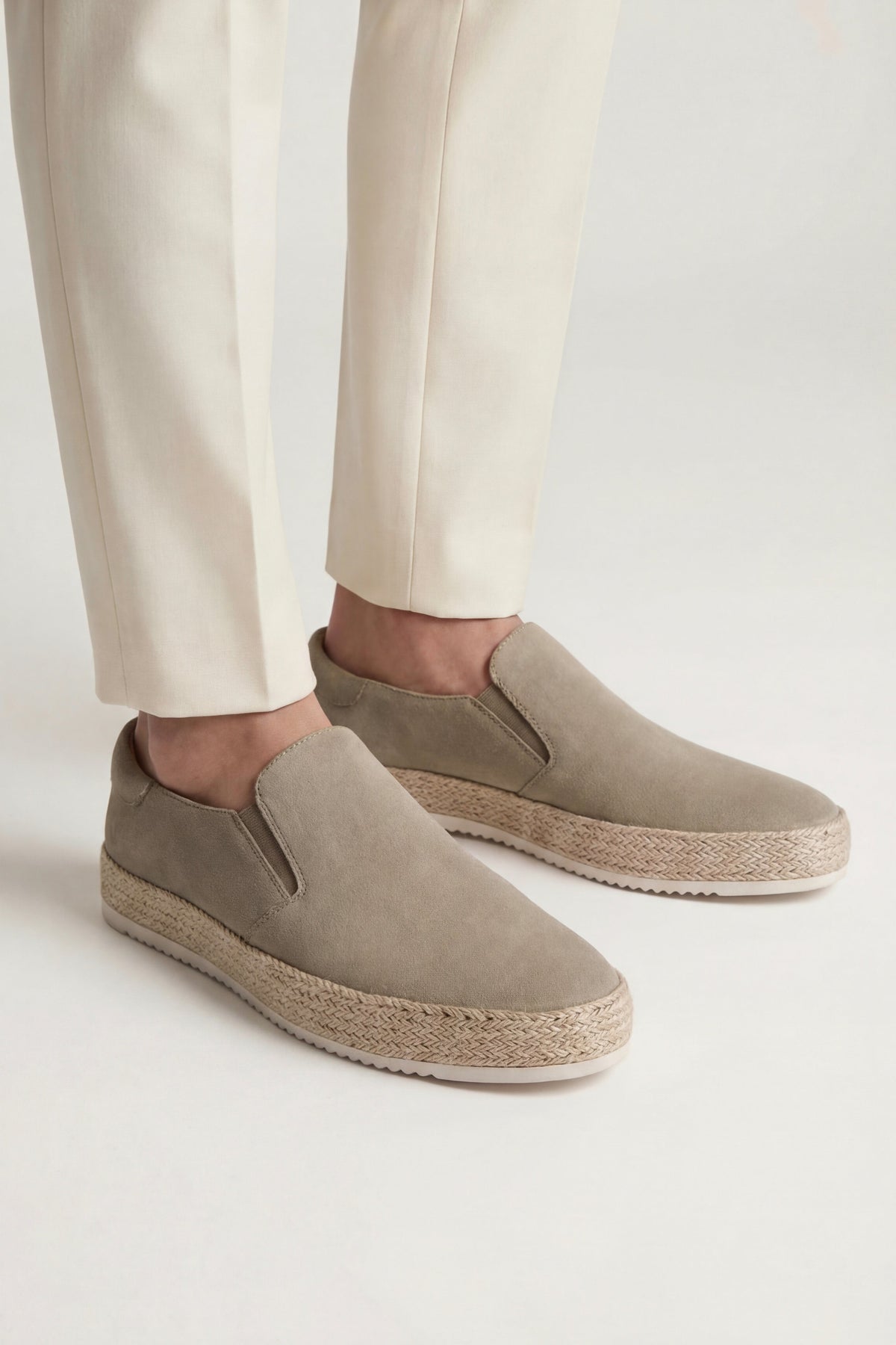 Otranto Slip-On Espadrille Taupe Grey