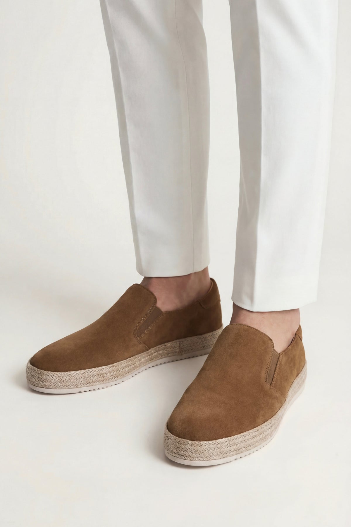 Otranto Slip-On Espadrille Camel Brown