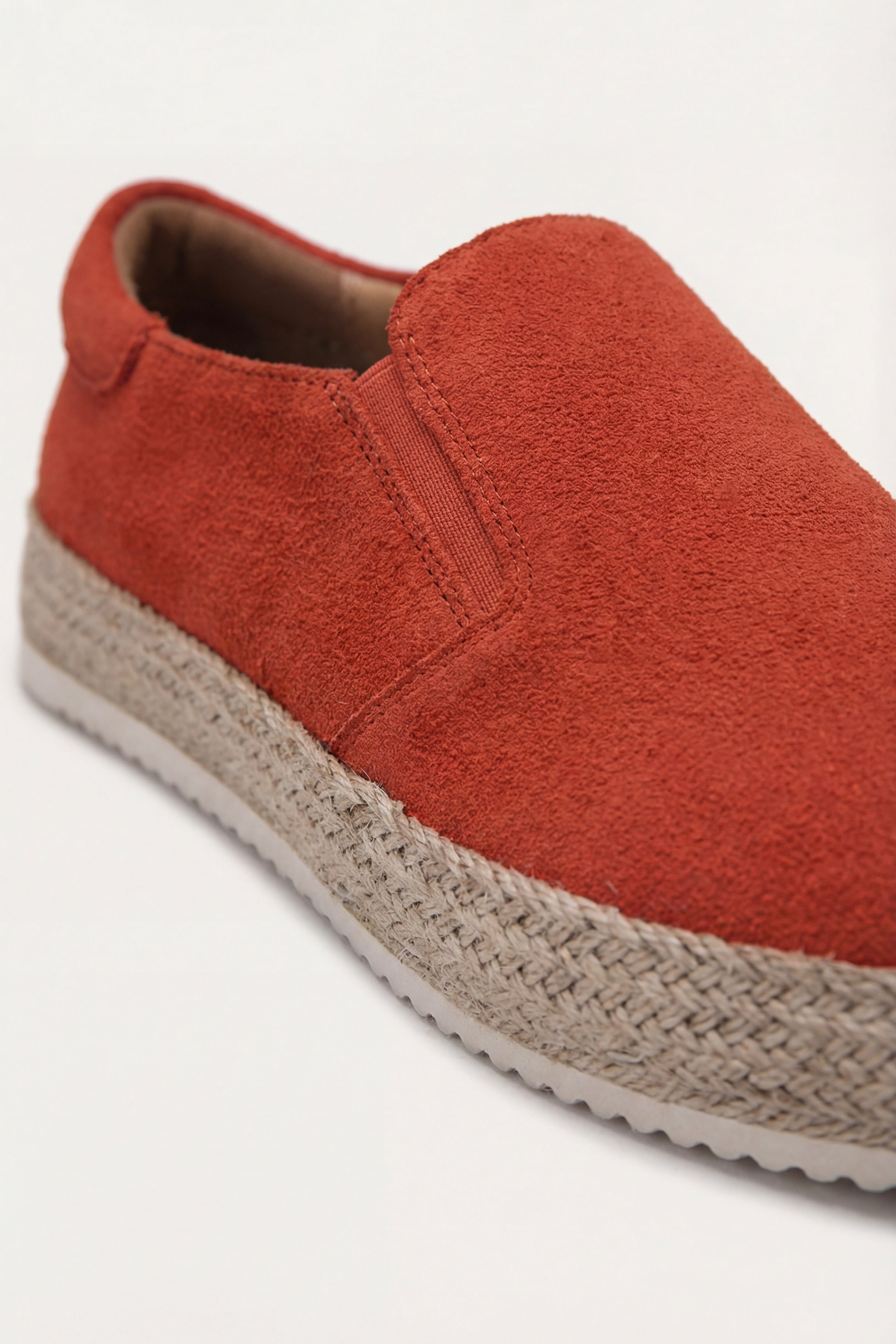 Otranto Slip-On Espadrille Terracotta Orange