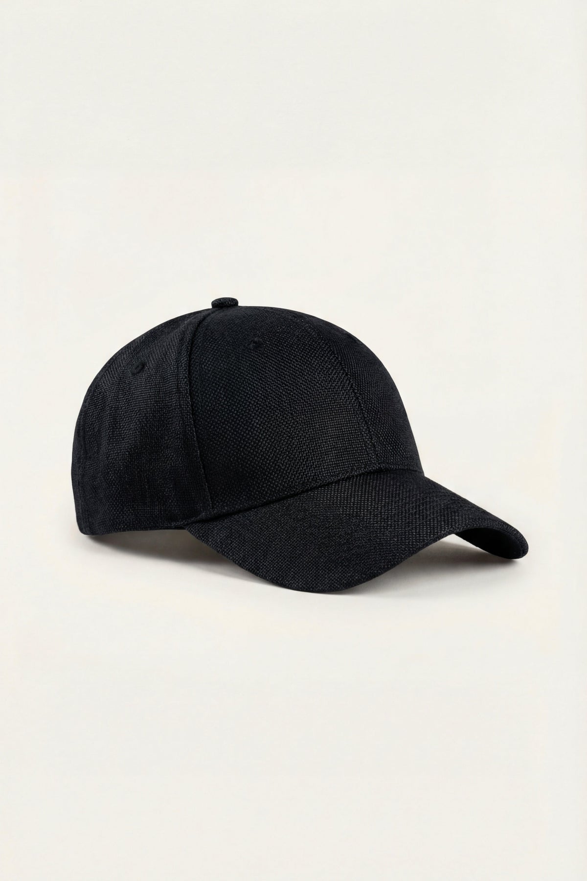 Portofino Cap Linen Black