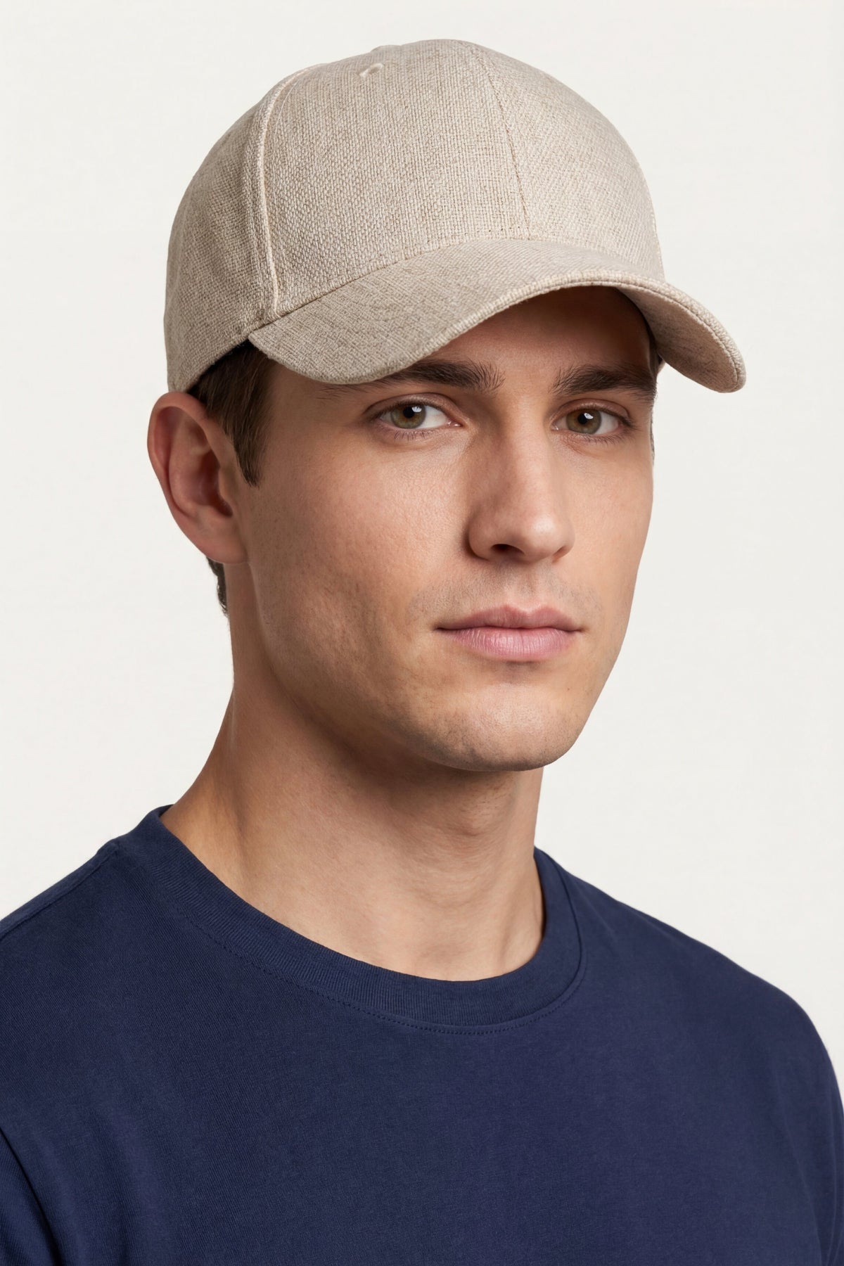Portofino Cap Linen Sand Beige