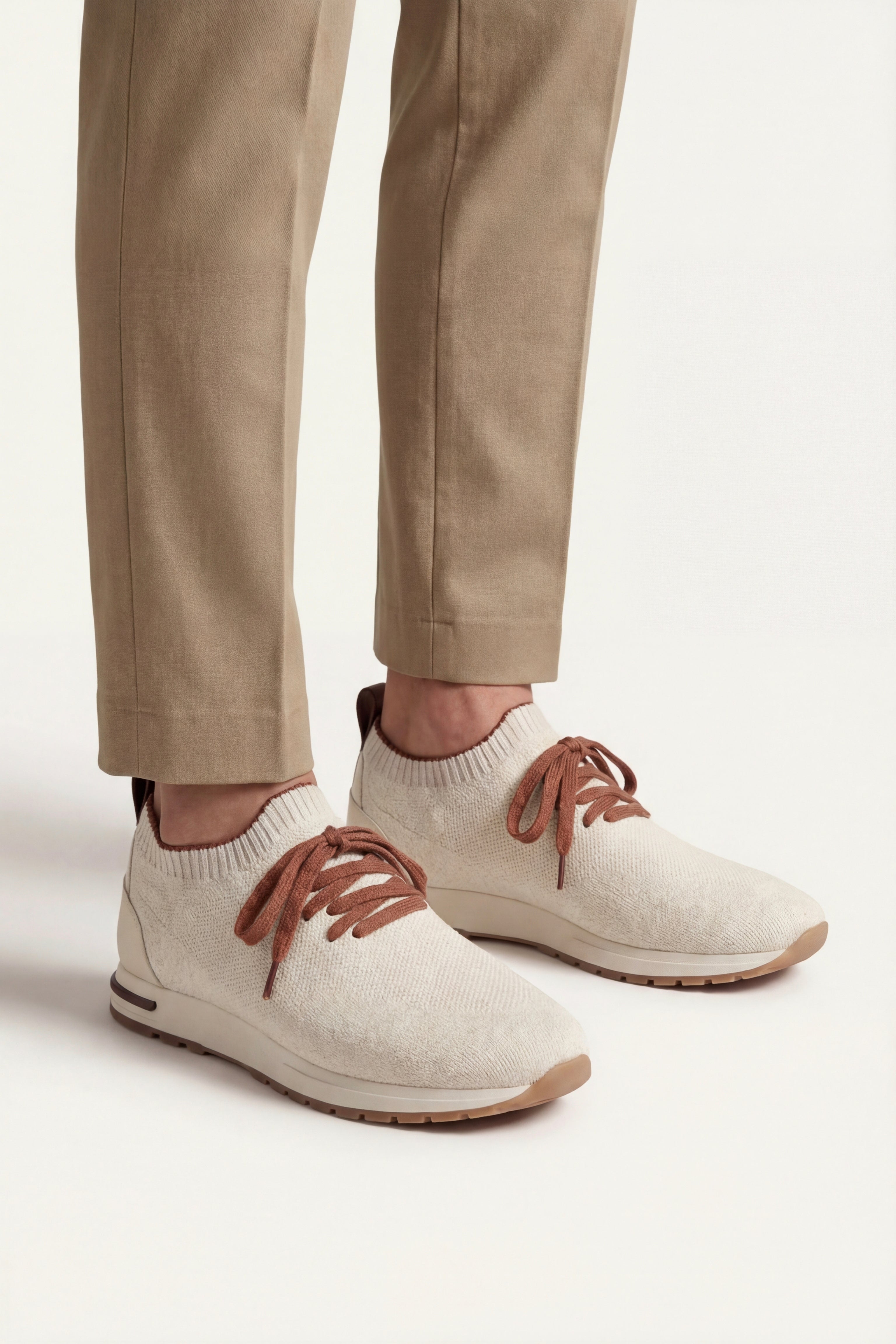 Siena Knit Sneaker Cream