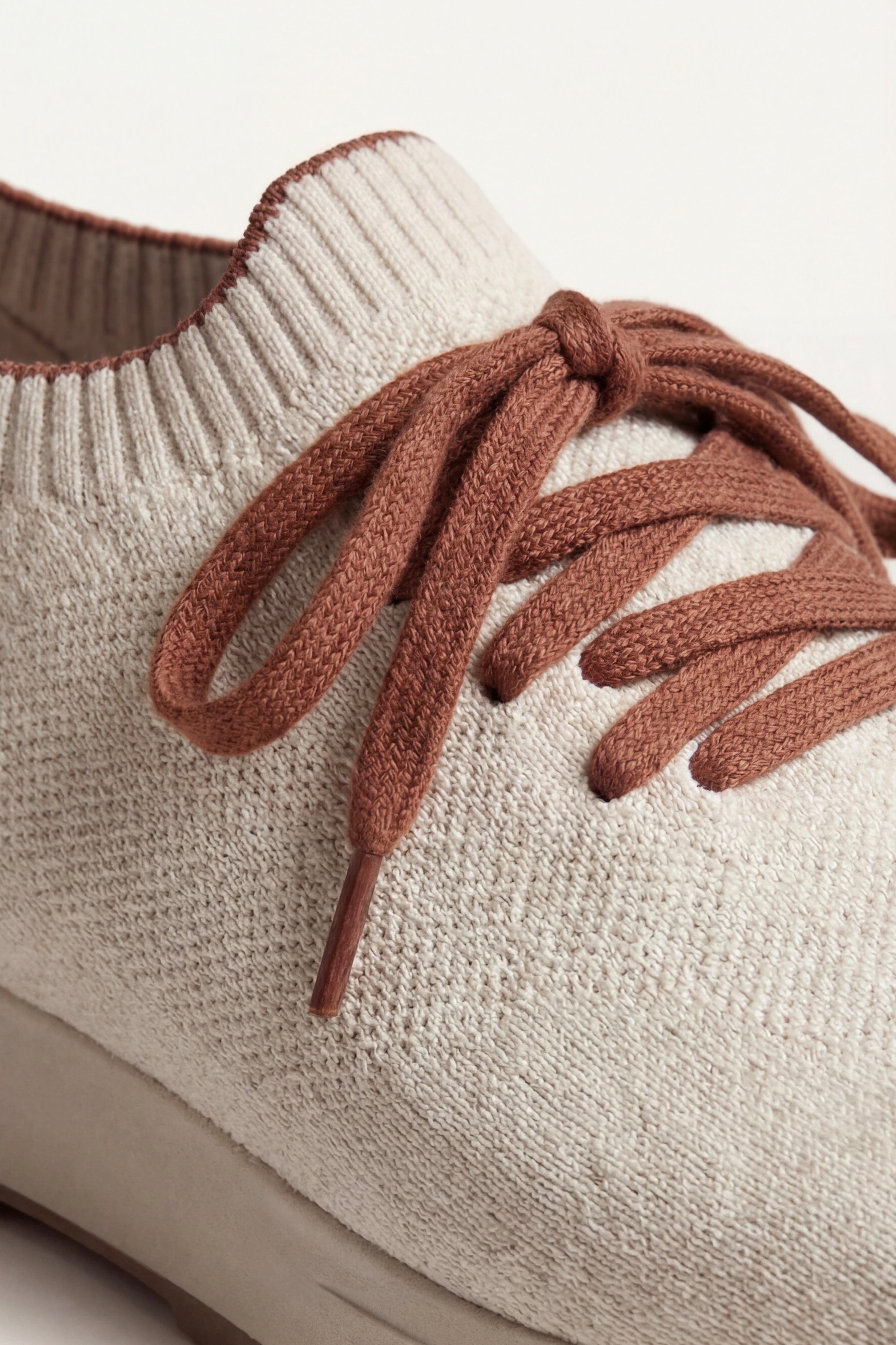 Siena Knit Sneaker Cream