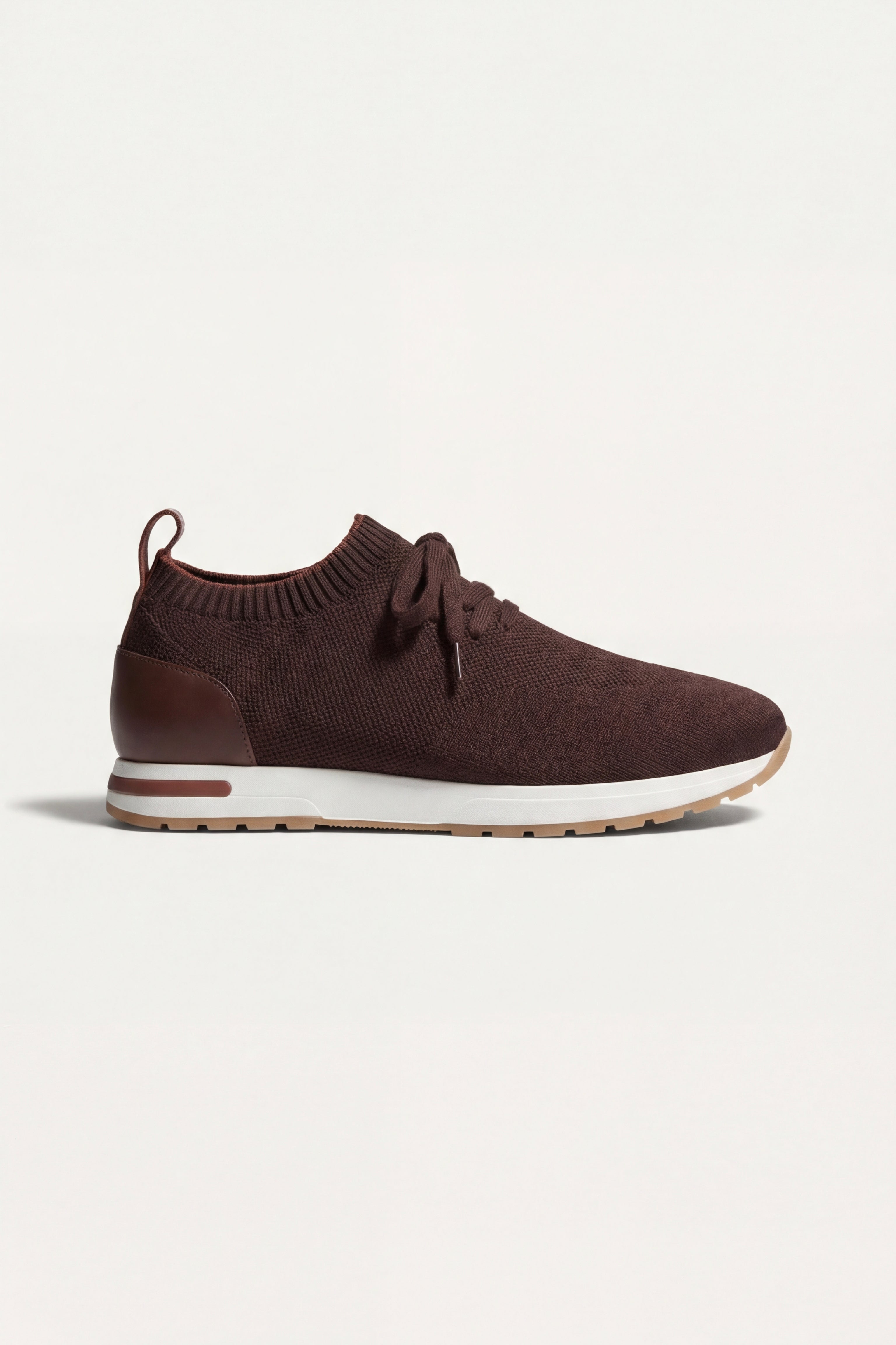 Siena Knit Sneaker Dark Brown