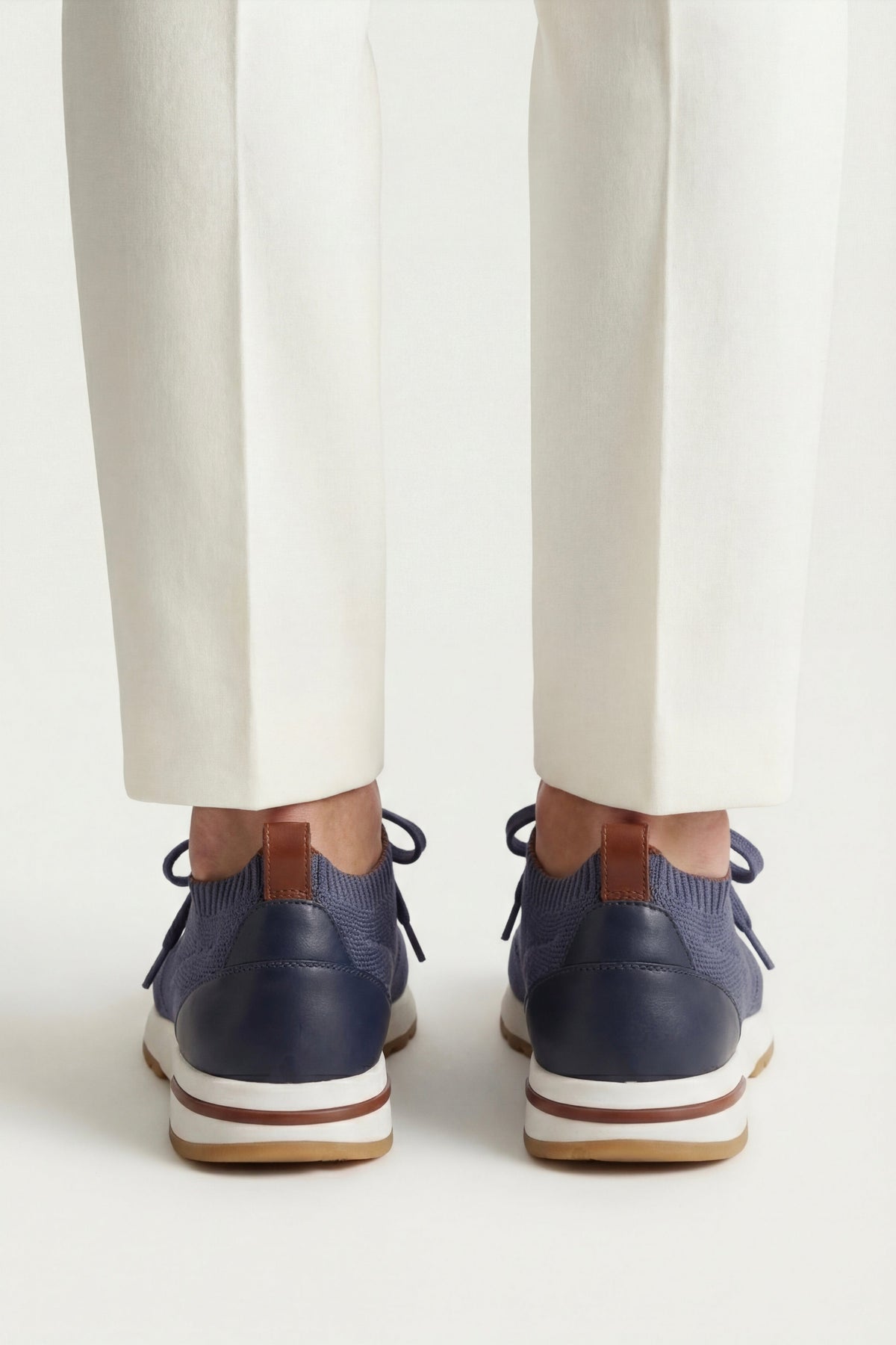 Siena Knit Sneaker Navy Blue