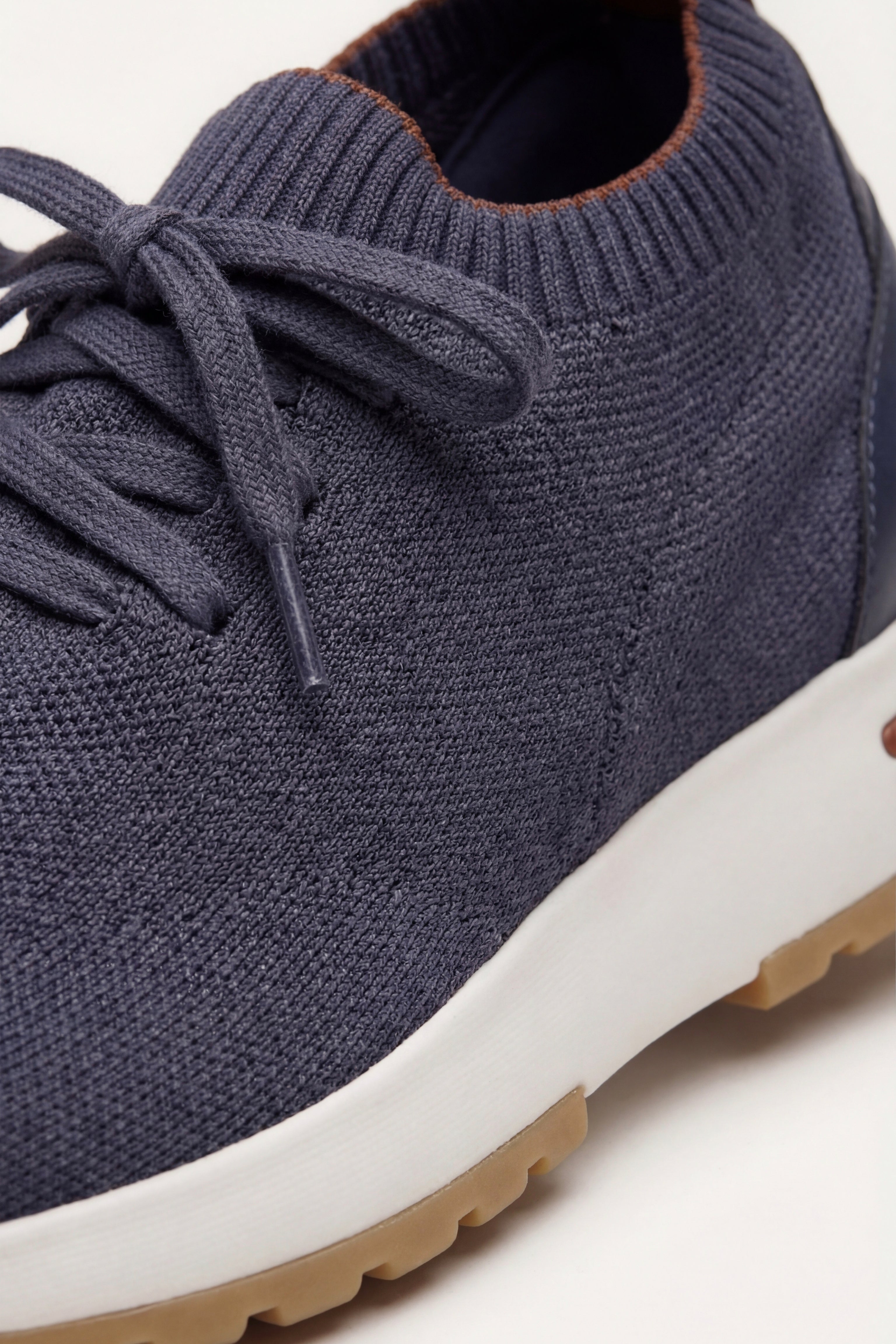 Siena Knit Sneaker Navy Blue