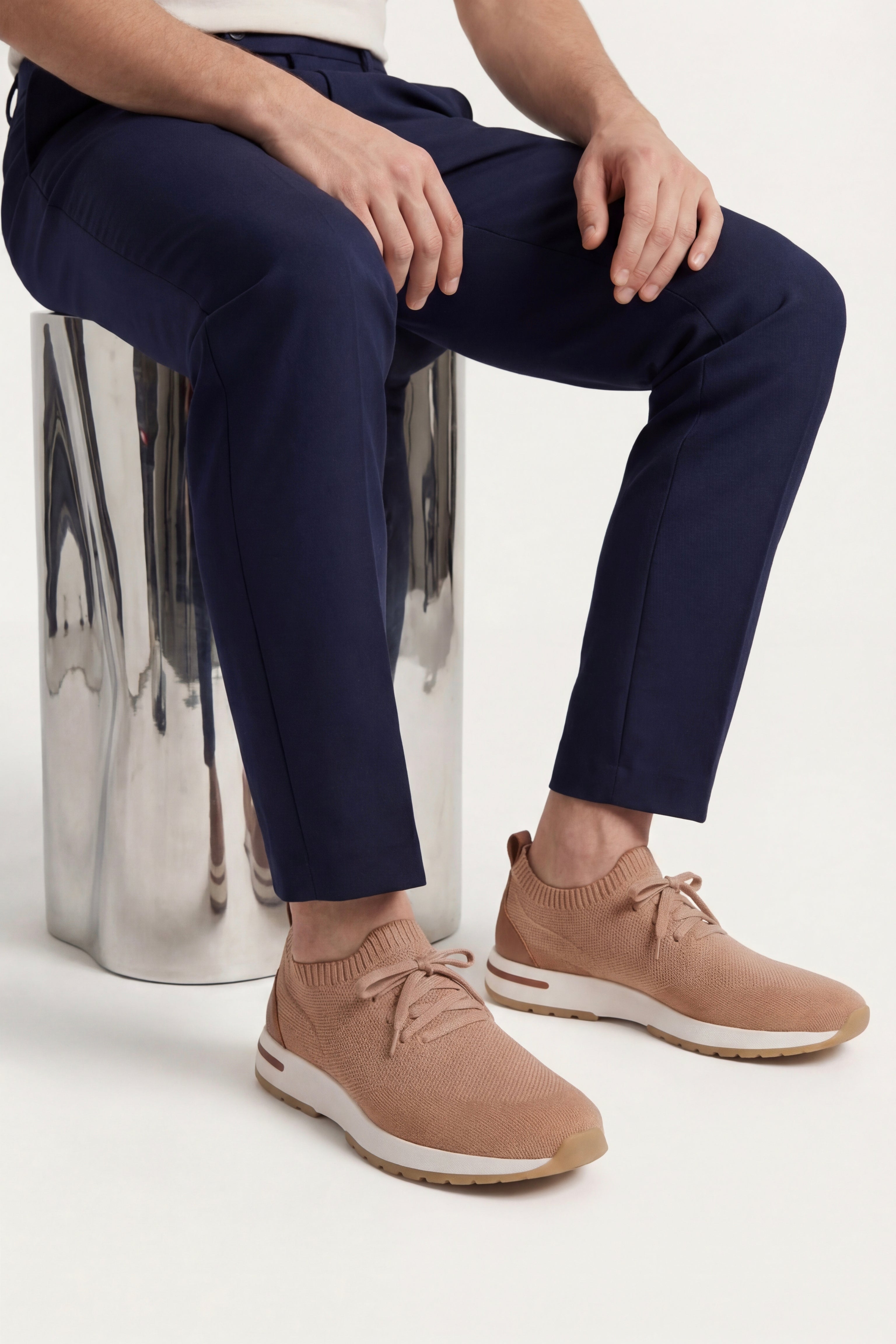 Siena Knit Sneaker Beige