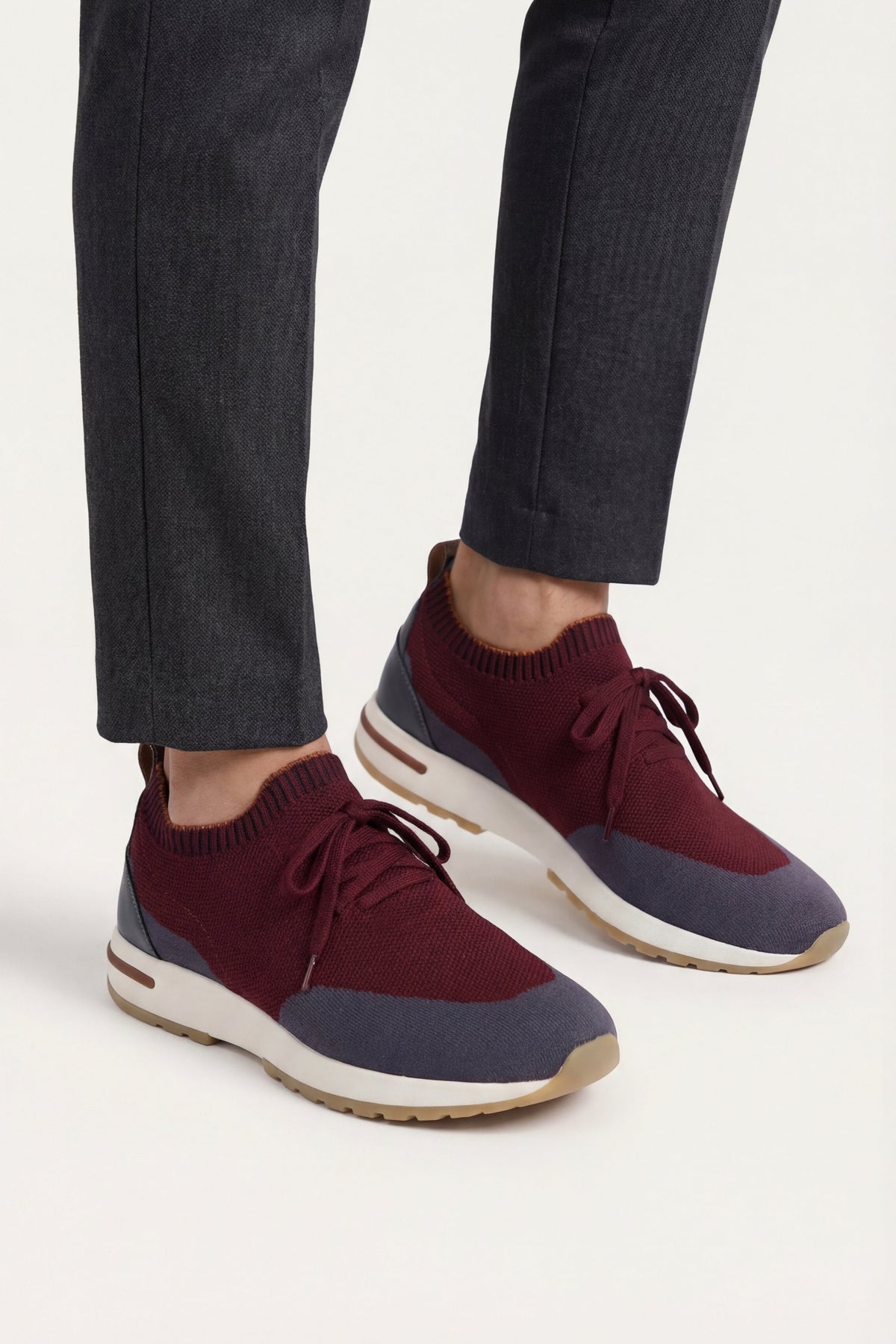 Siena Knit Sneaker Burgundy