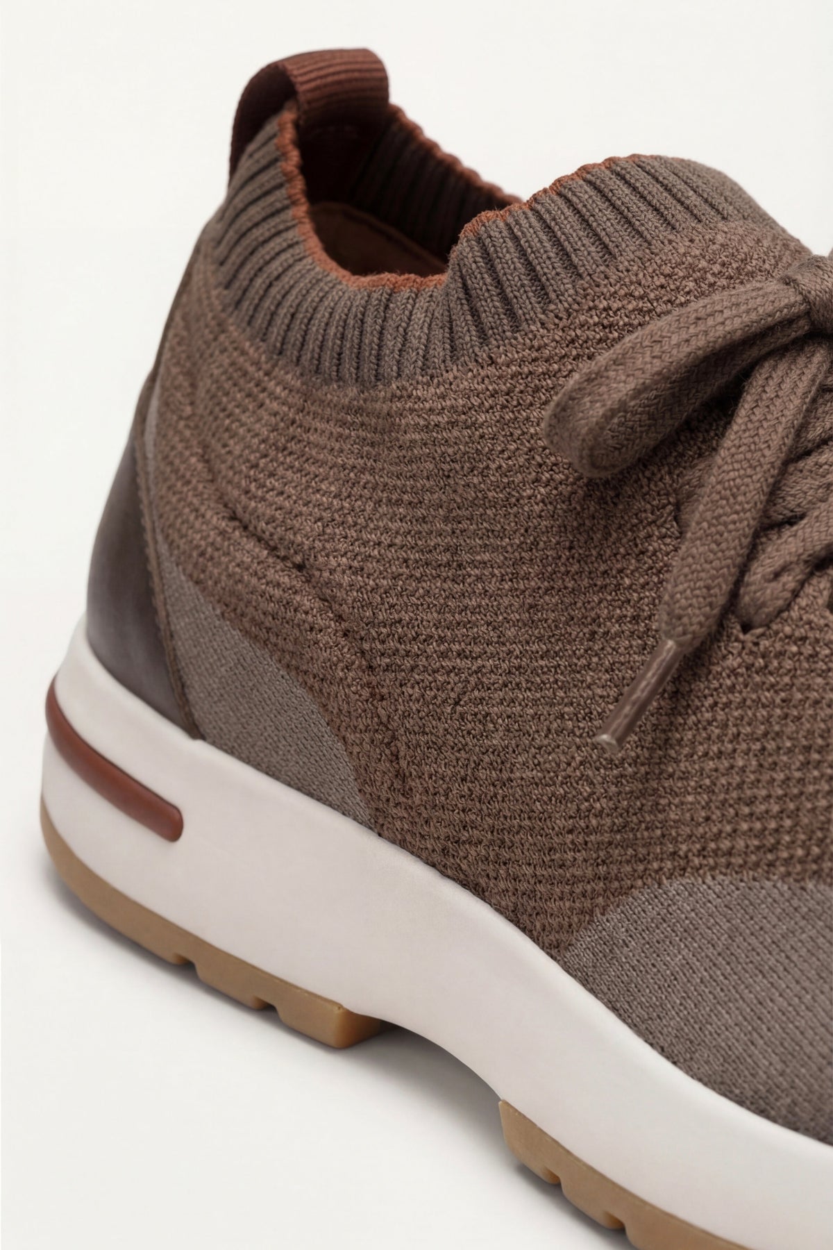 Siena Knit Sneaker Taupe Brown