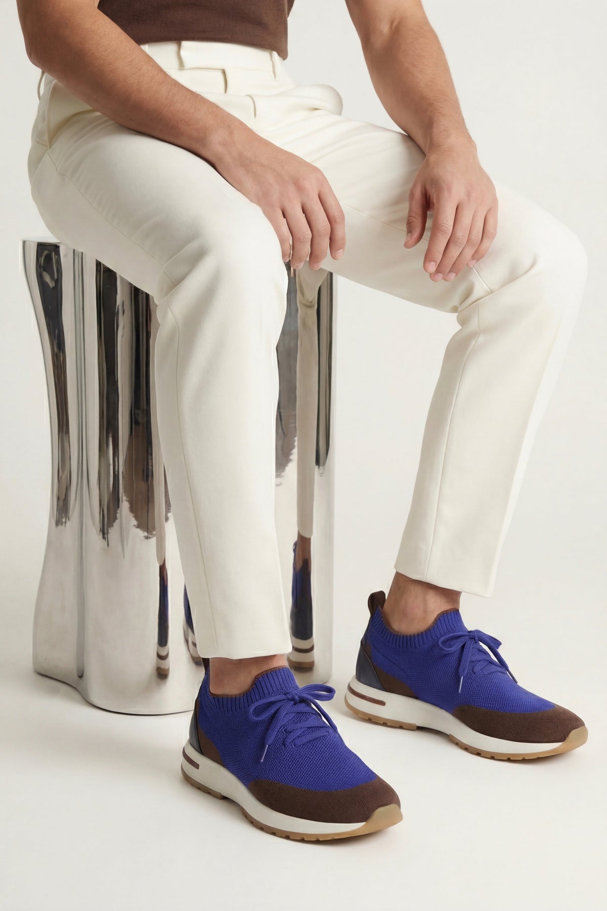 Siena Knit Sneaker Cobalt Blue