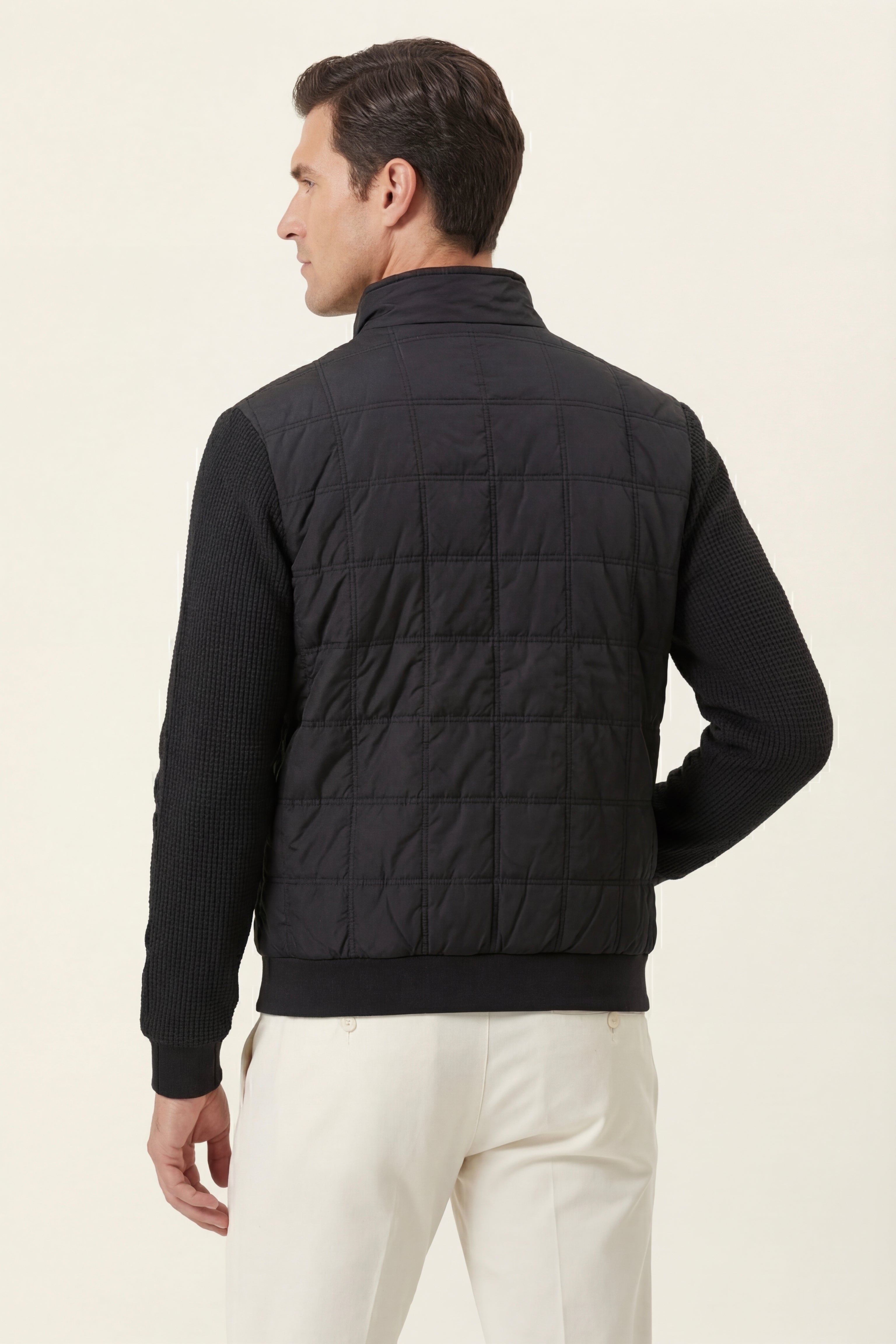 Treviso Quilted Hybrid Jacket Black