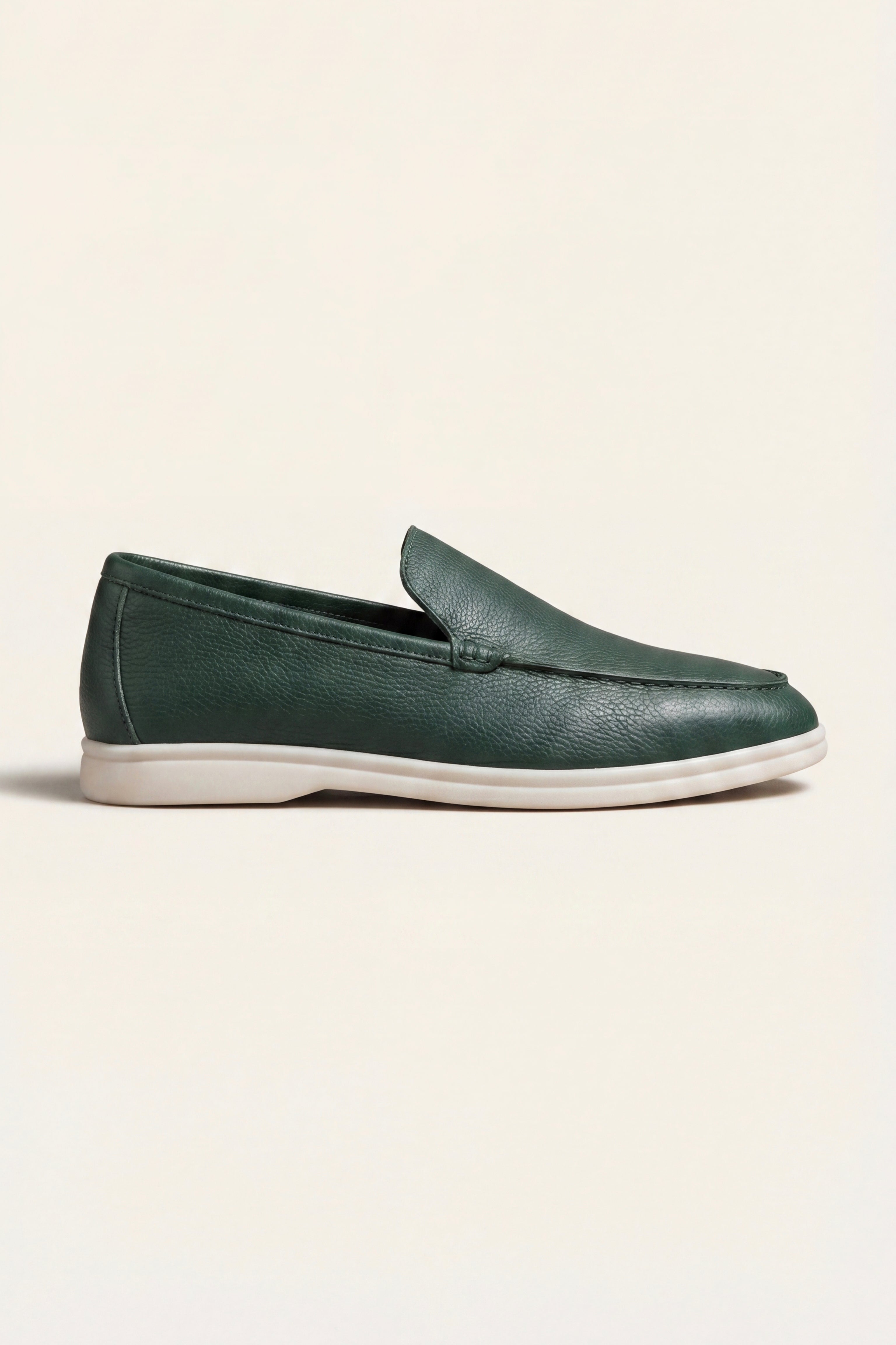 Portofino Leather Loafer Dark Green