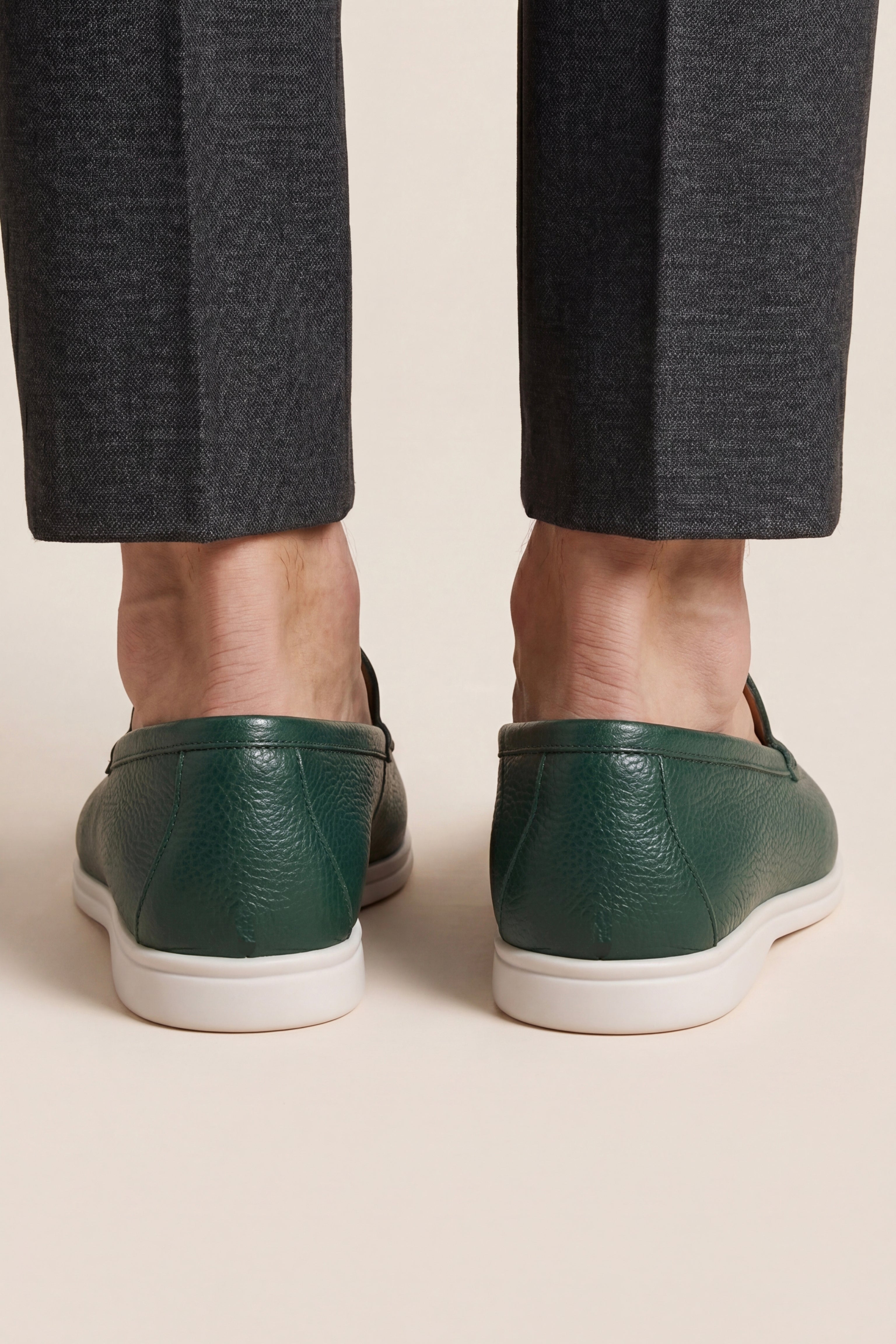 Portofino Leather Loafer Dark Green