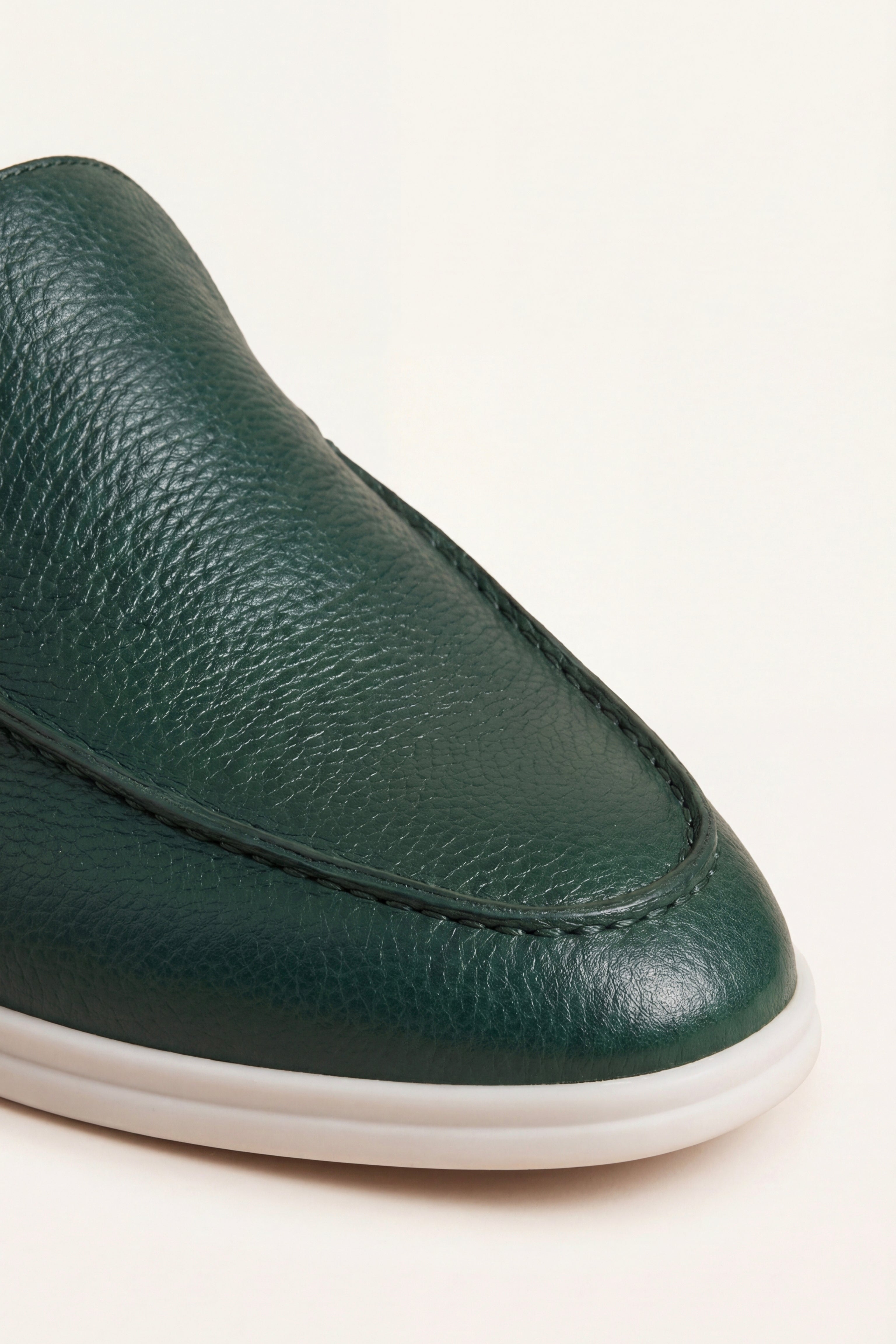 Portofino Leather Loafer Dark Green