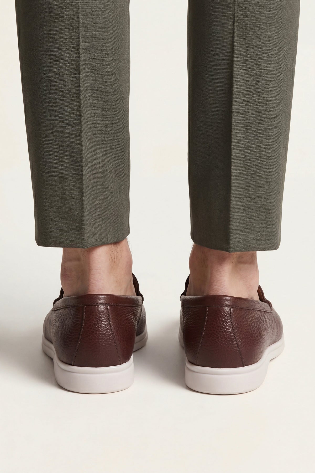 Portofino Leather Loafer Dark Brown