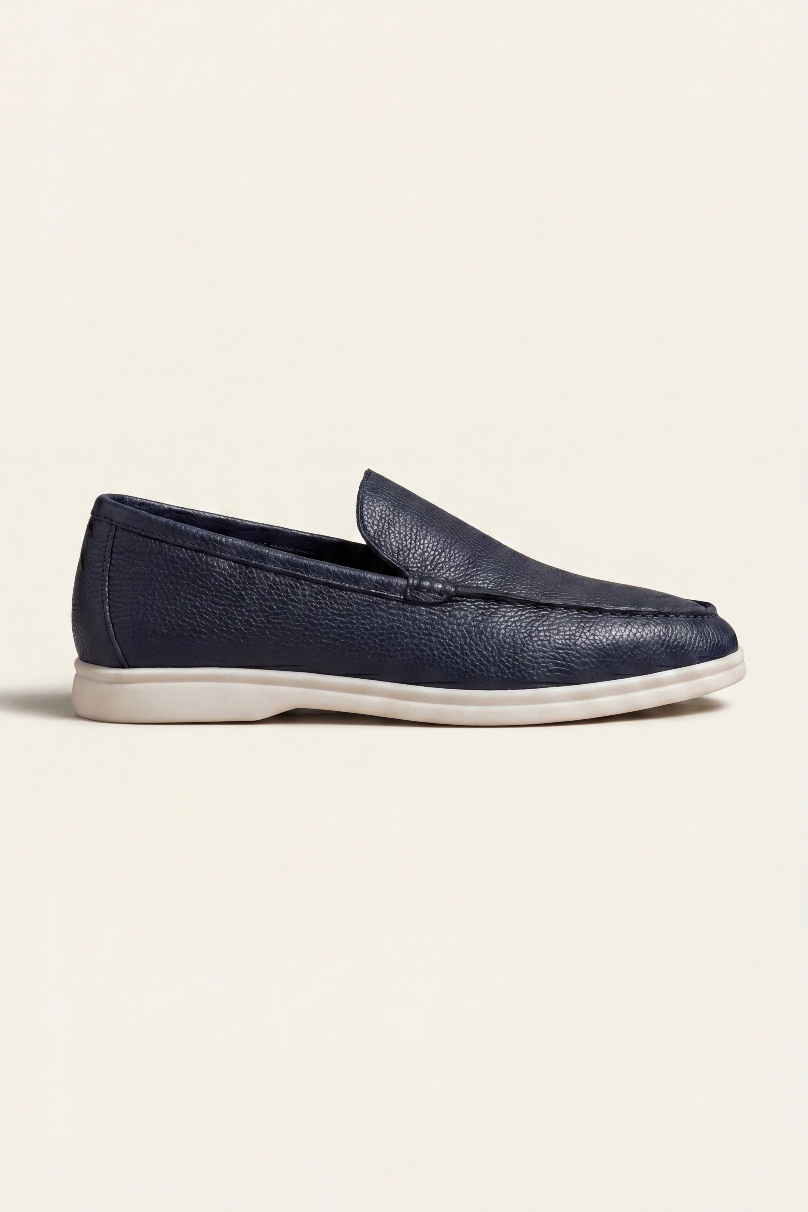 Portofino Leather Loafer Navy Blue