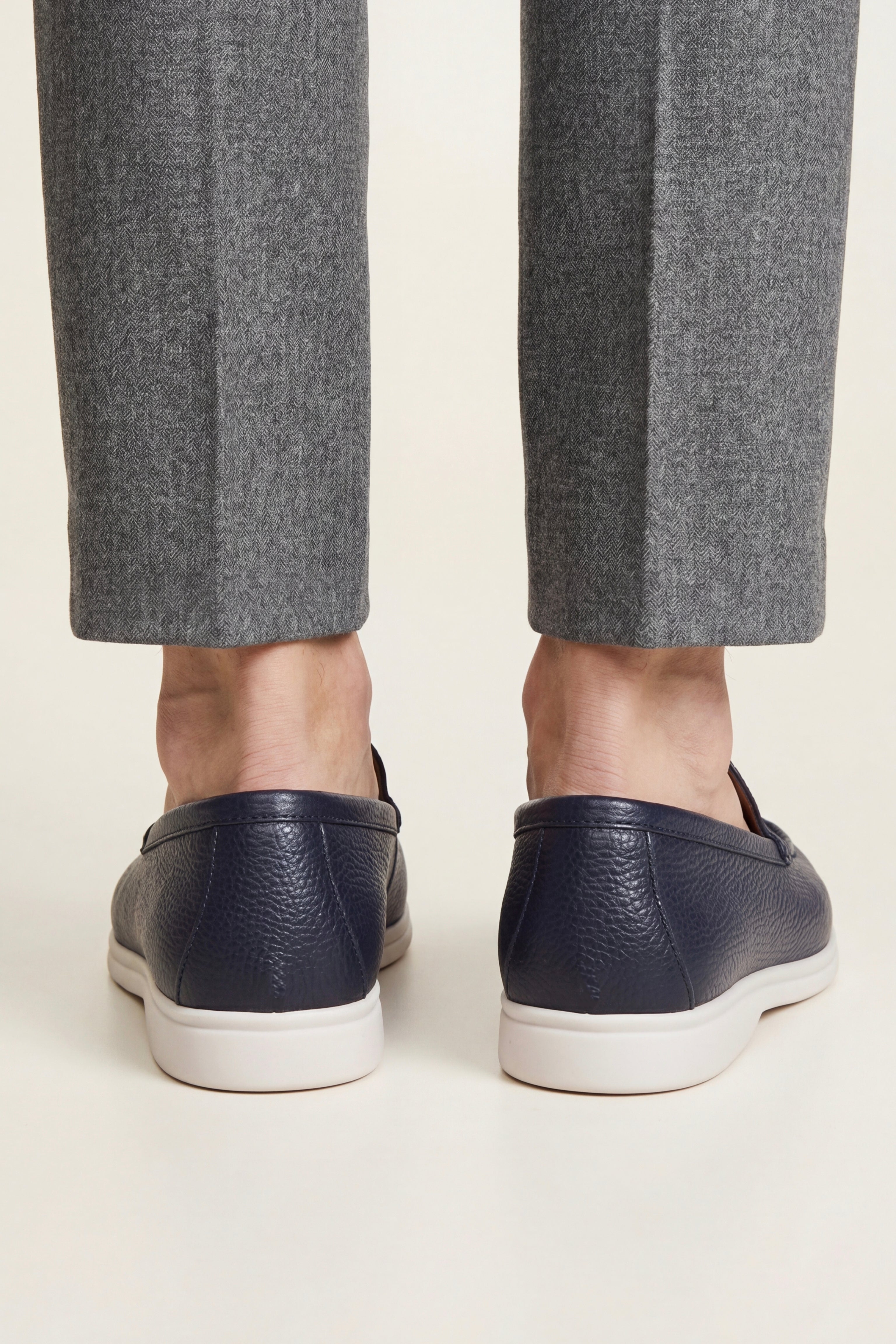 Portofino Leather Loafer Navy Blue