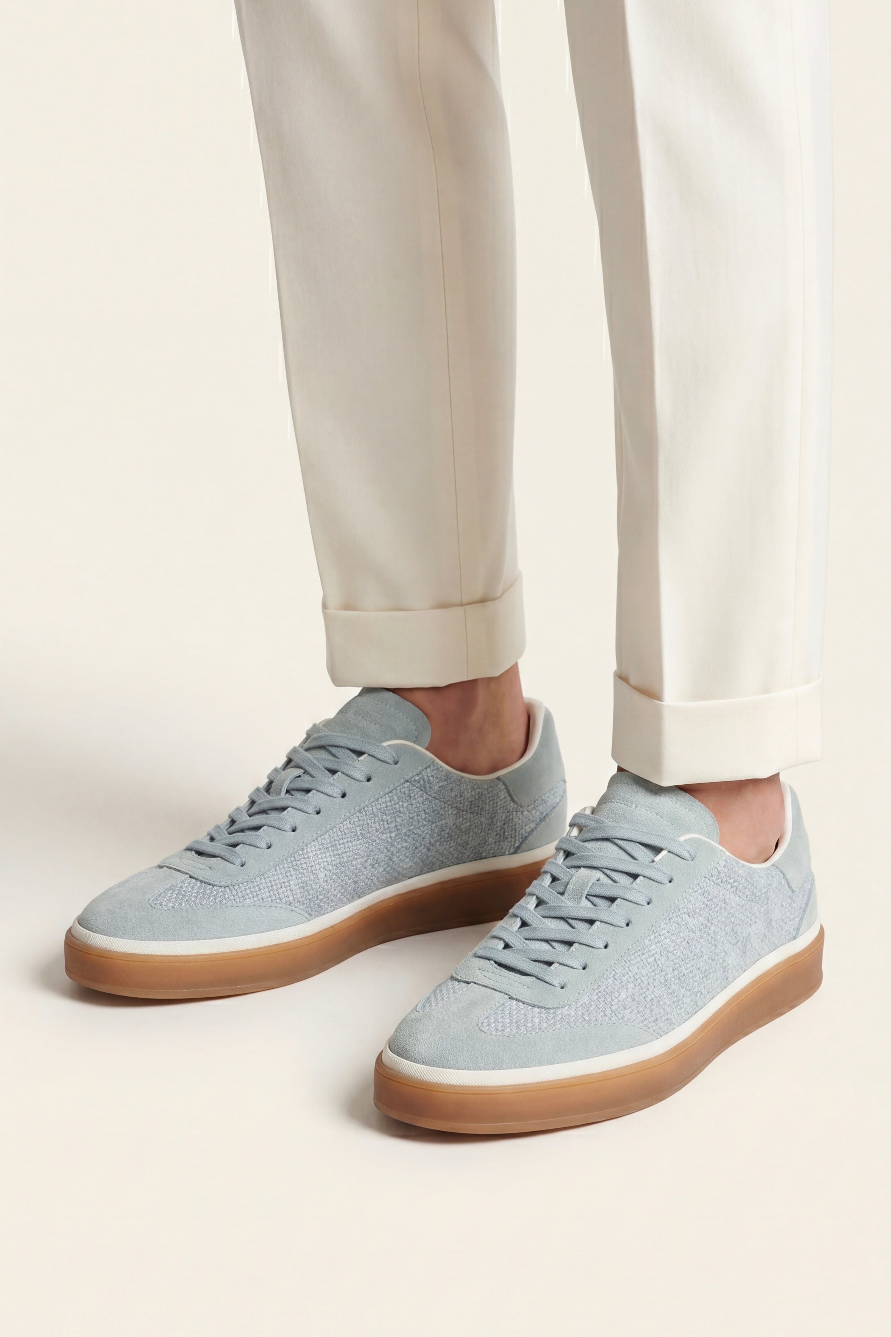 Torino Textile Sneaker Light Blue