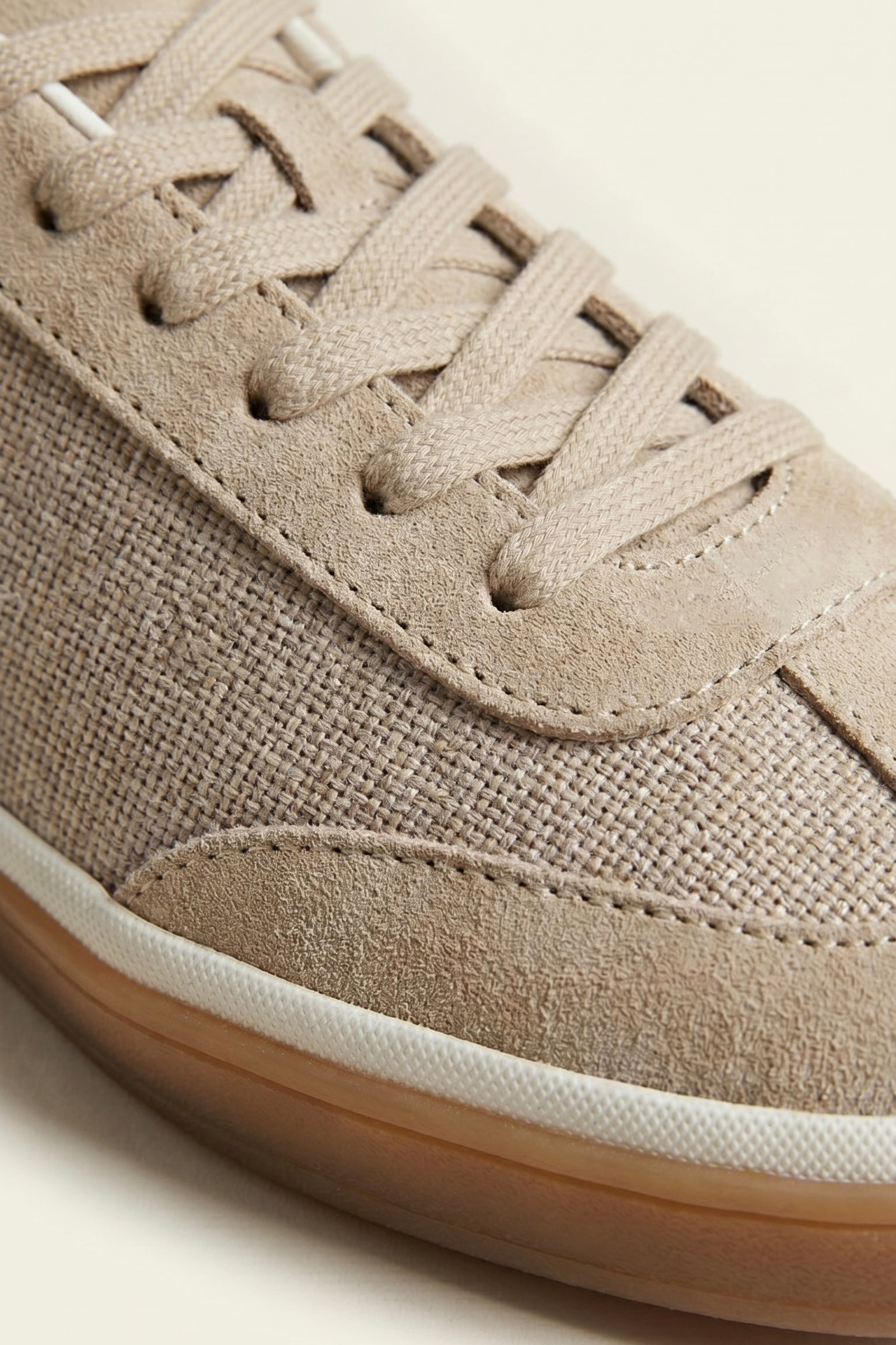 Torino Textile Sneaker Sand Beige