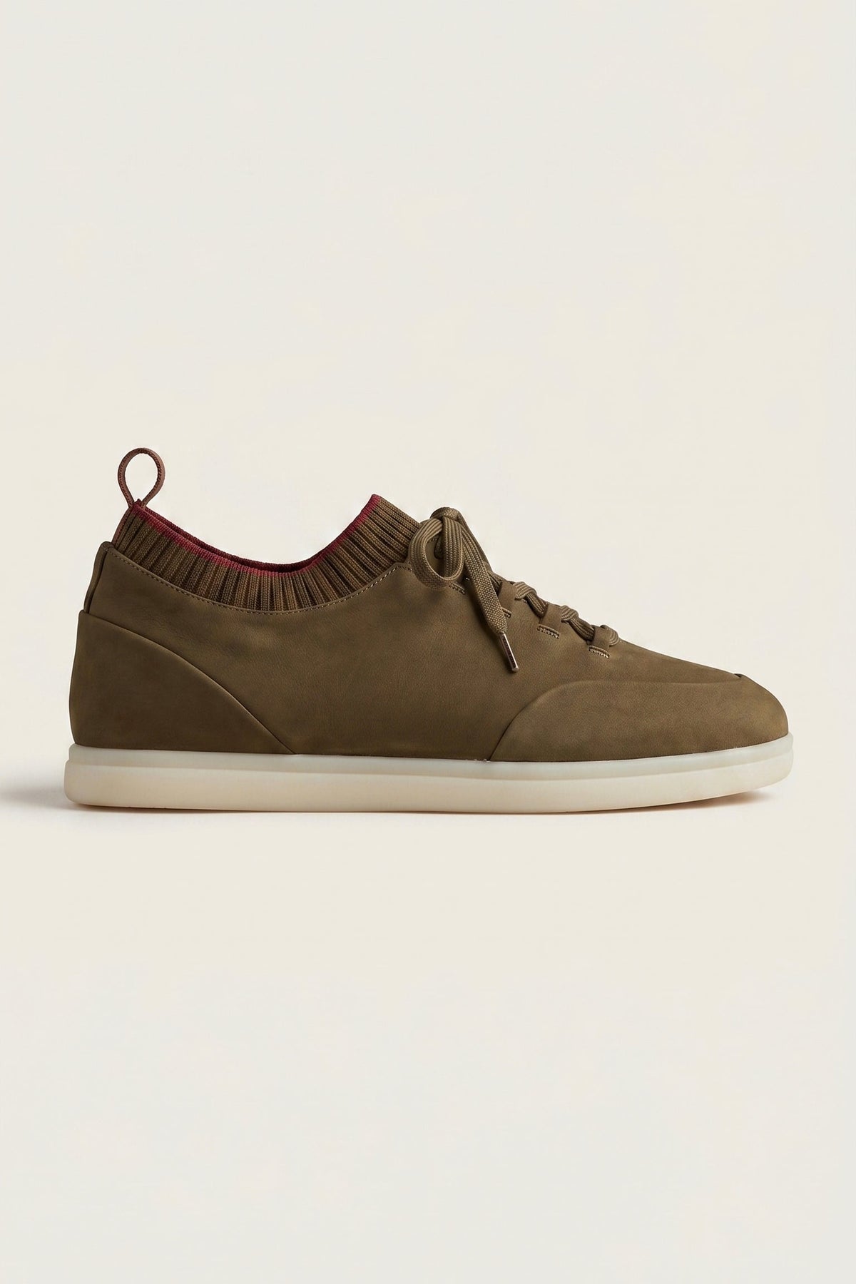 Lugano Nubuck Sneaker Olive Green