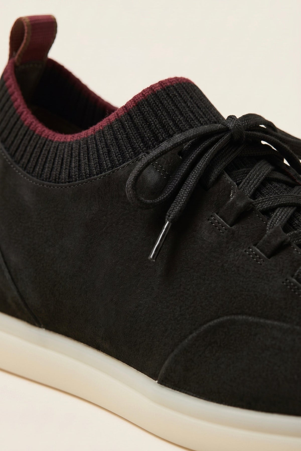 Lugano Nubuck Sneaker Black