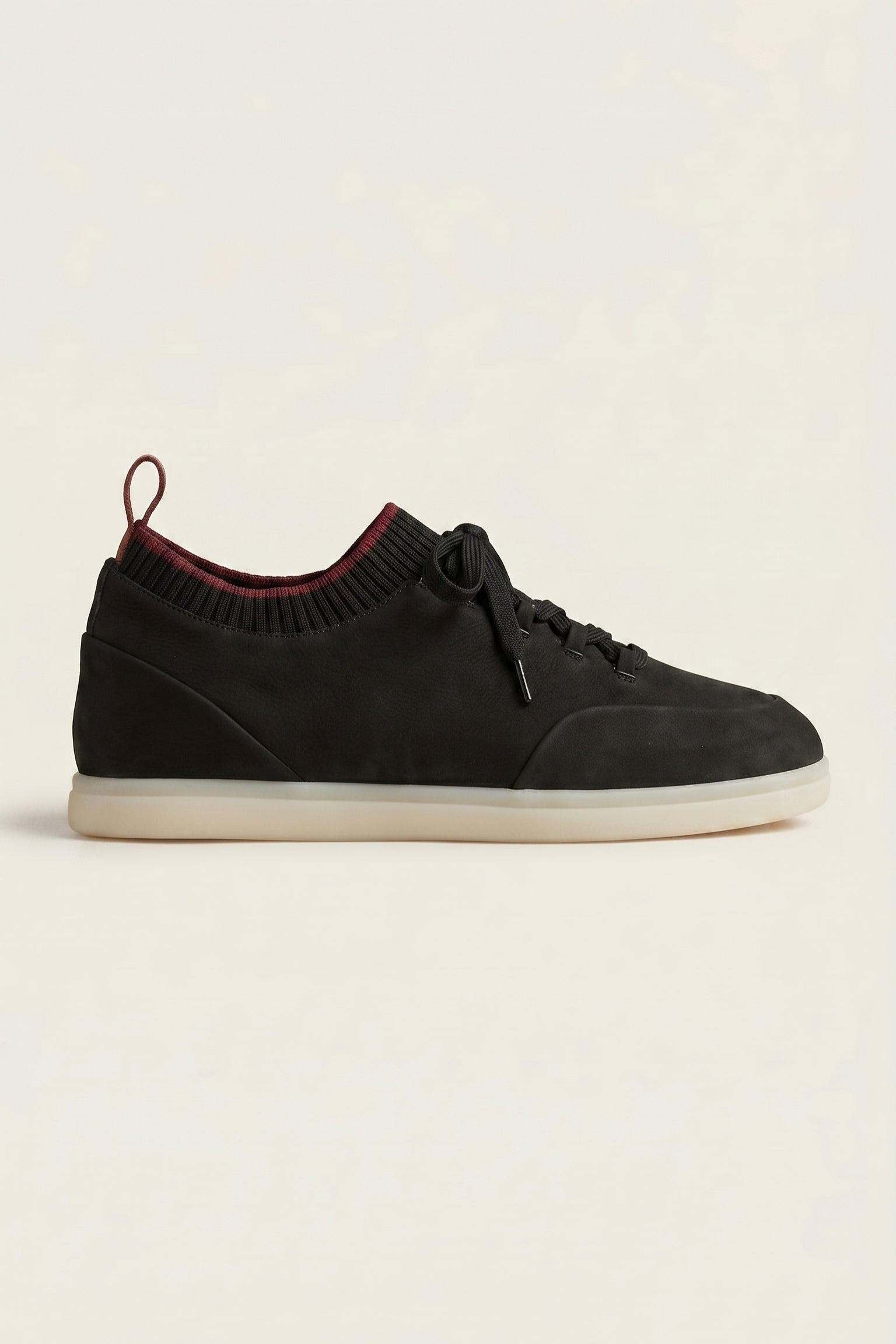 Lugano Nubuck Sneaker Black
