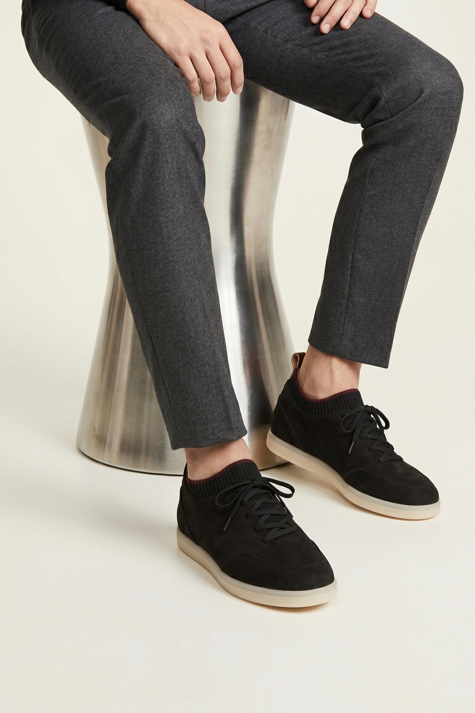 Lugano Nubuck Sneaker Black