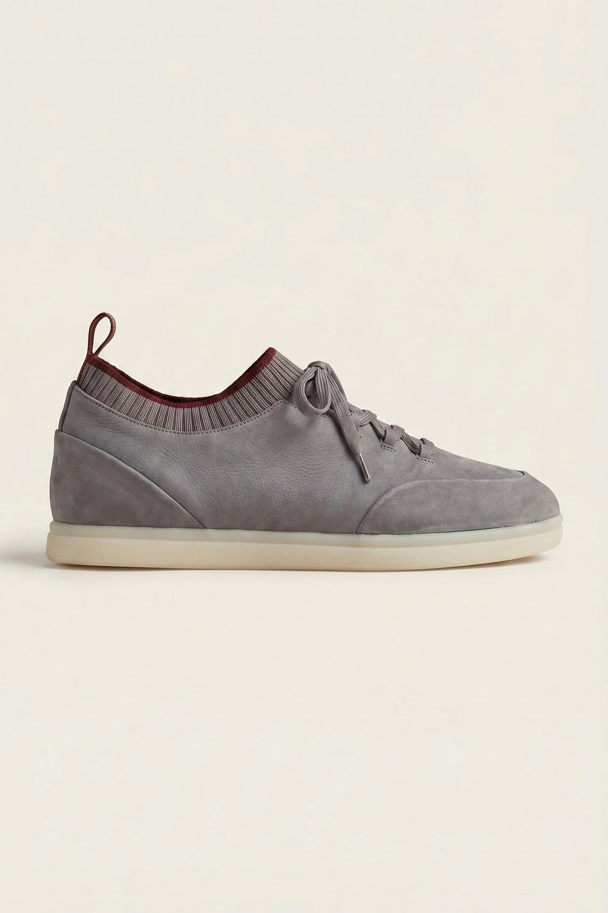 Lugano Nubuck Sneaker Light Grey