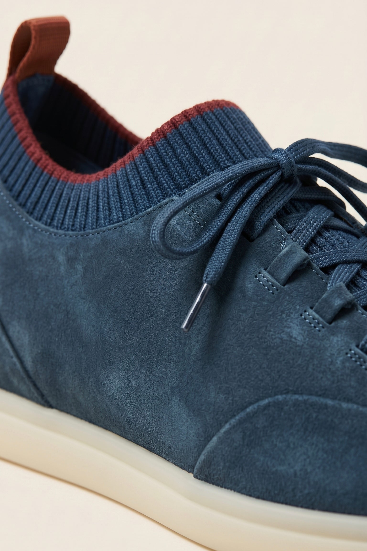 Lugano Nubuck Sneaker Denim Blue