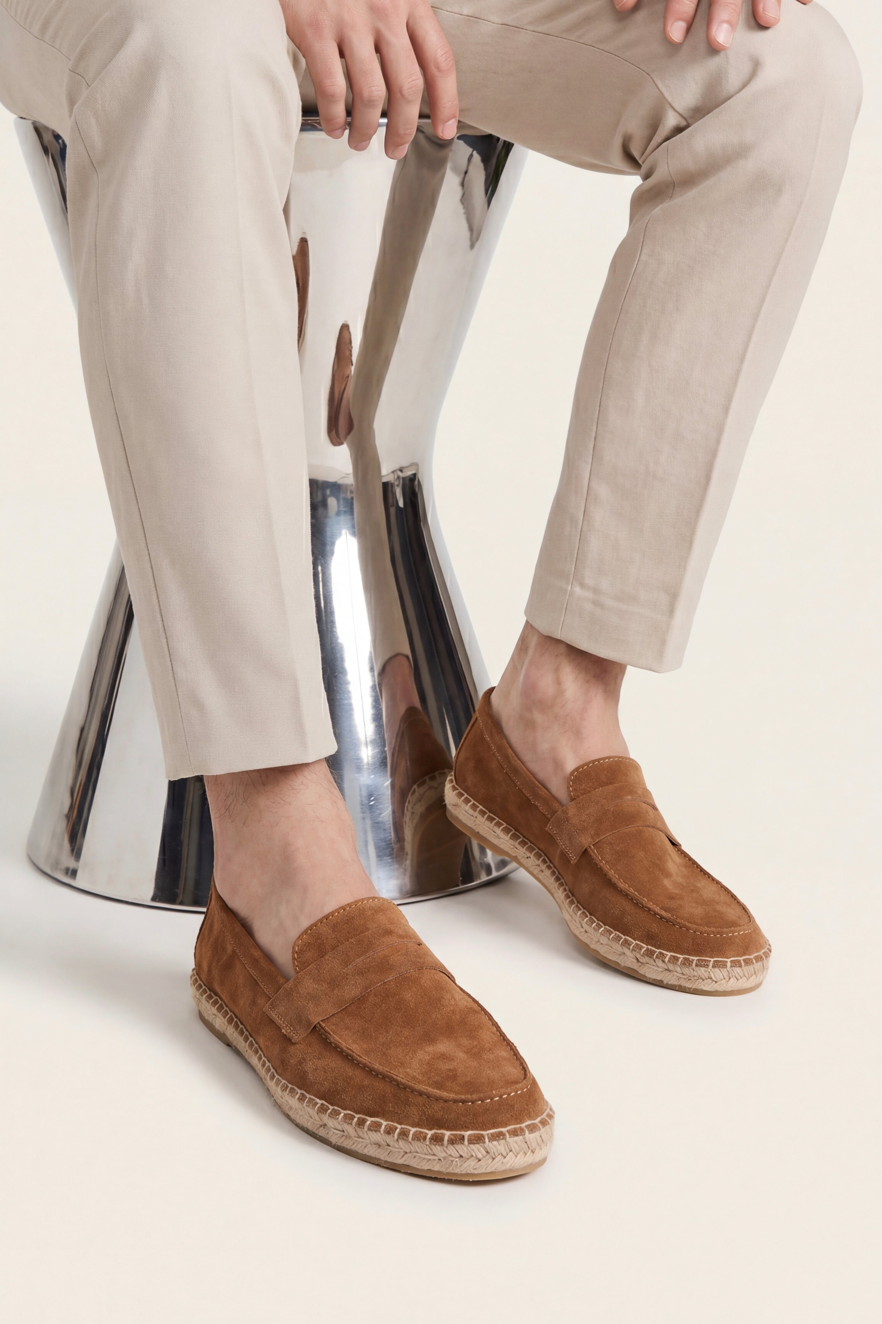 Ravello Espadrille Loafer Cognac Brown