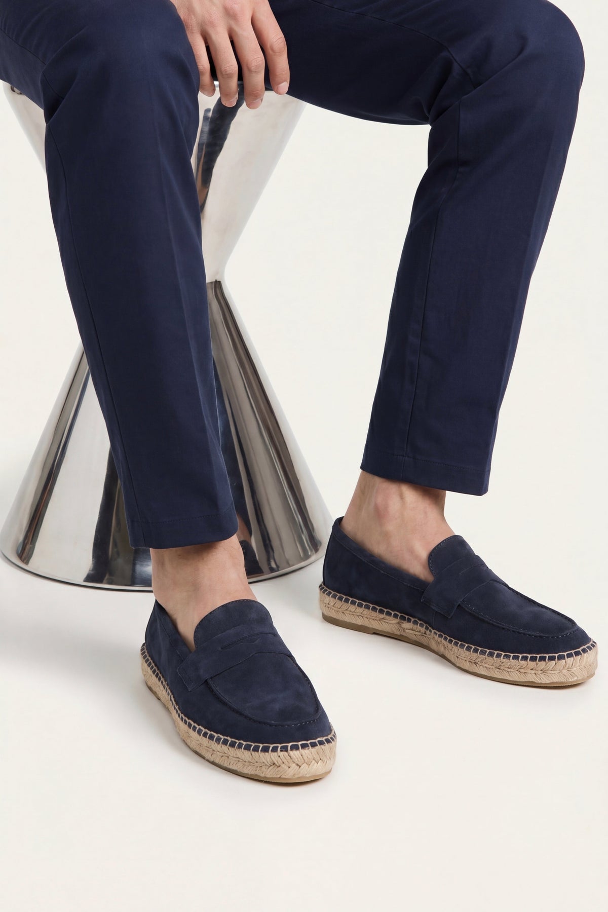 Ravello Espadrille Loafer Navy Blue