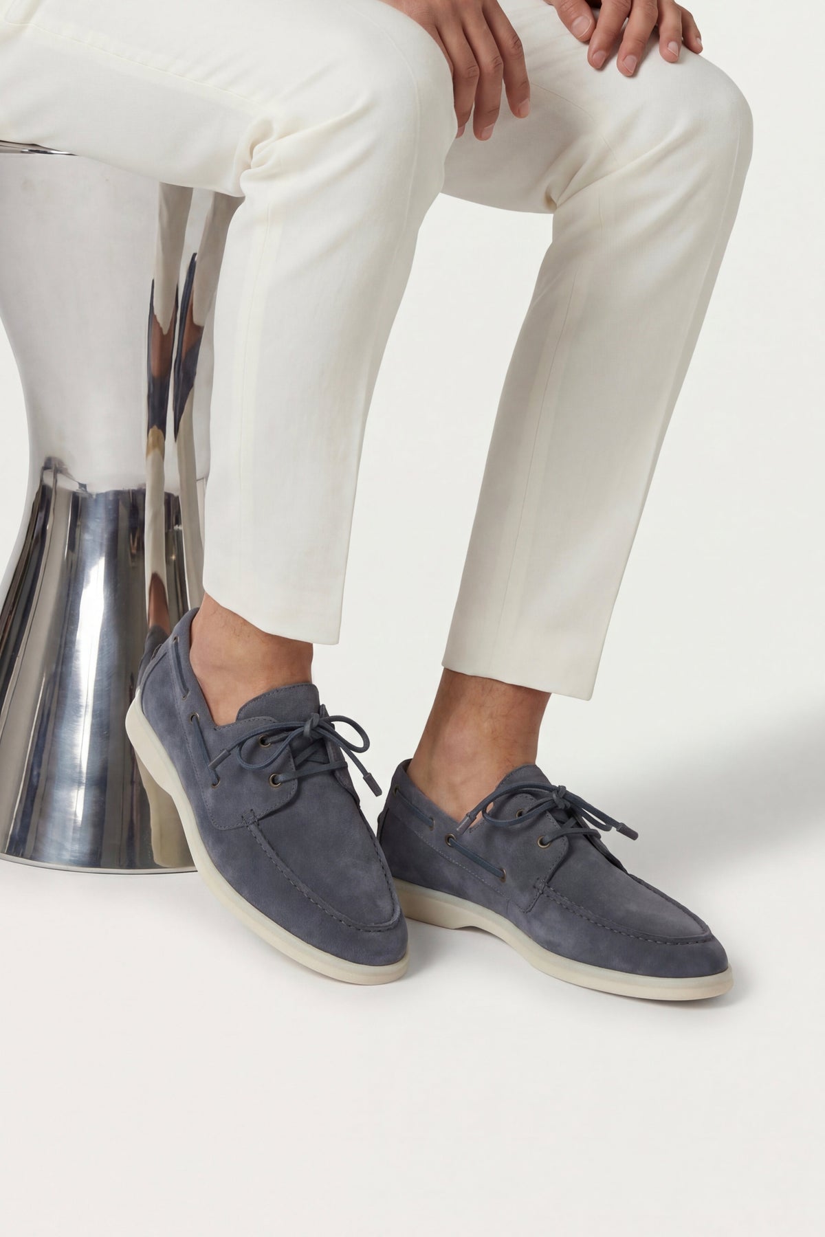 Amalfi Walk Loafer Suede Slate Blue