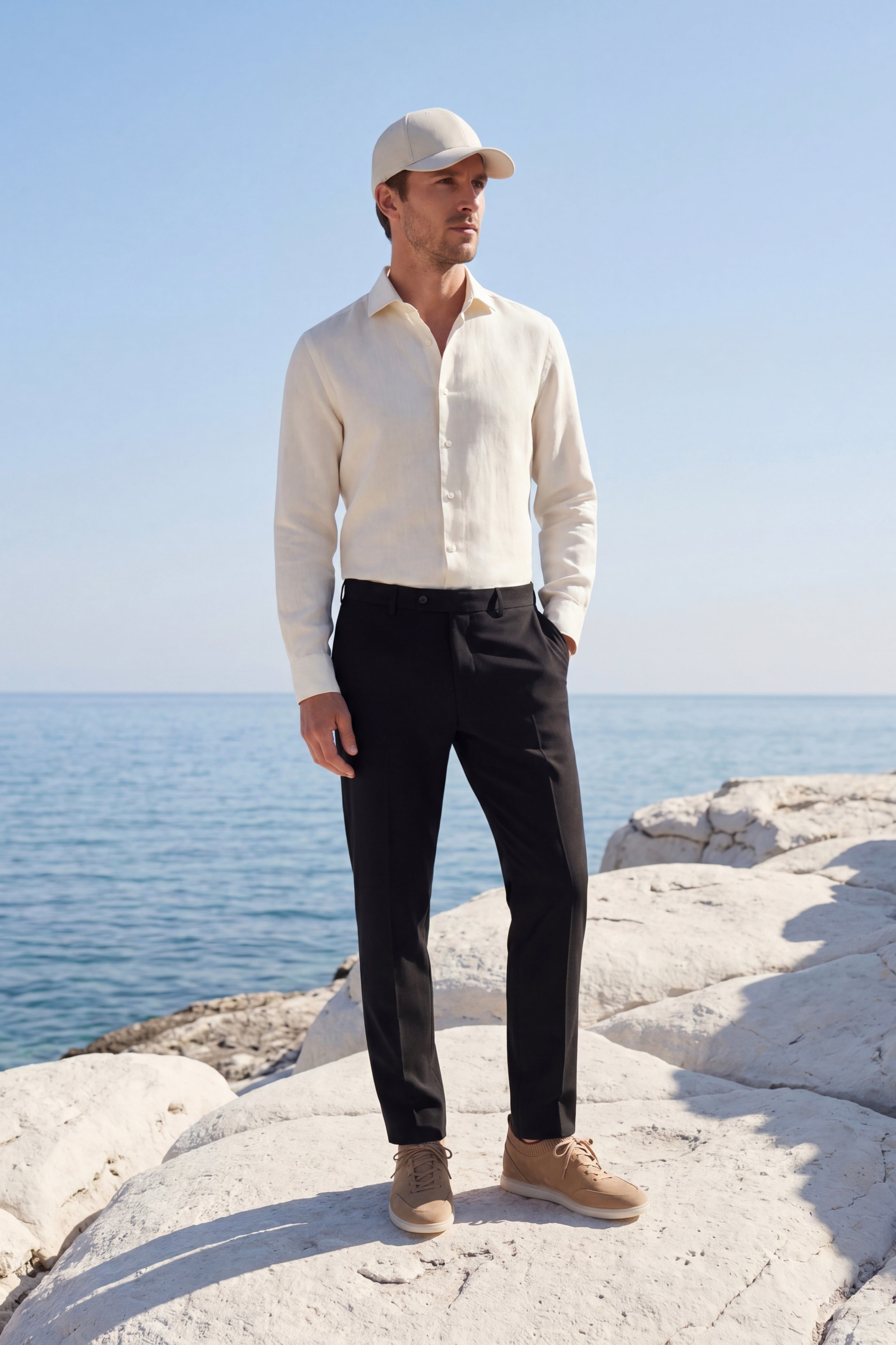 Portofino Cap Cream White