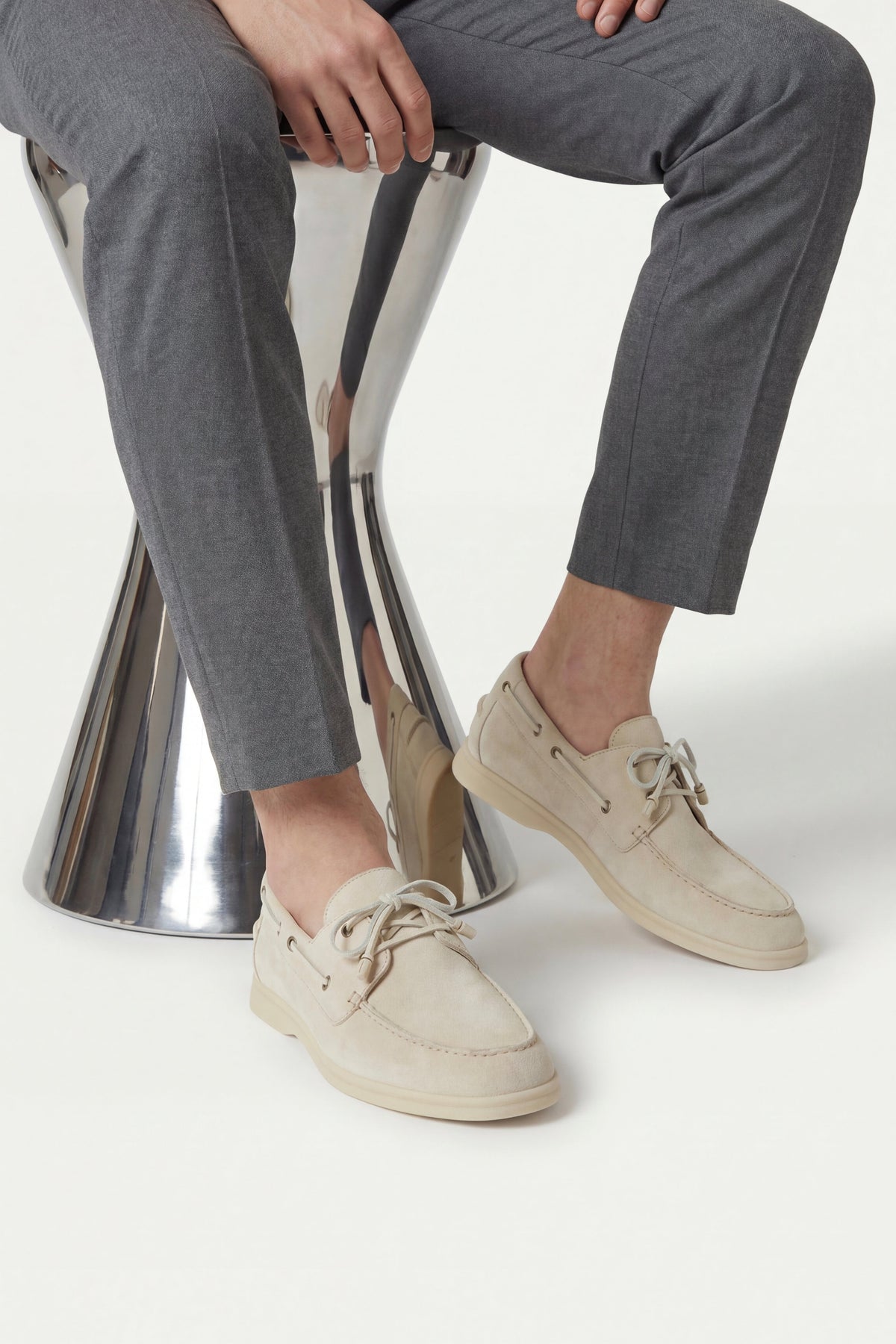 Amalfi Walk Loafer Suede Sand Beige