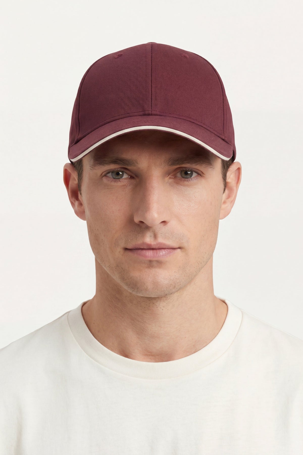Portofino Cap Burgundy Red