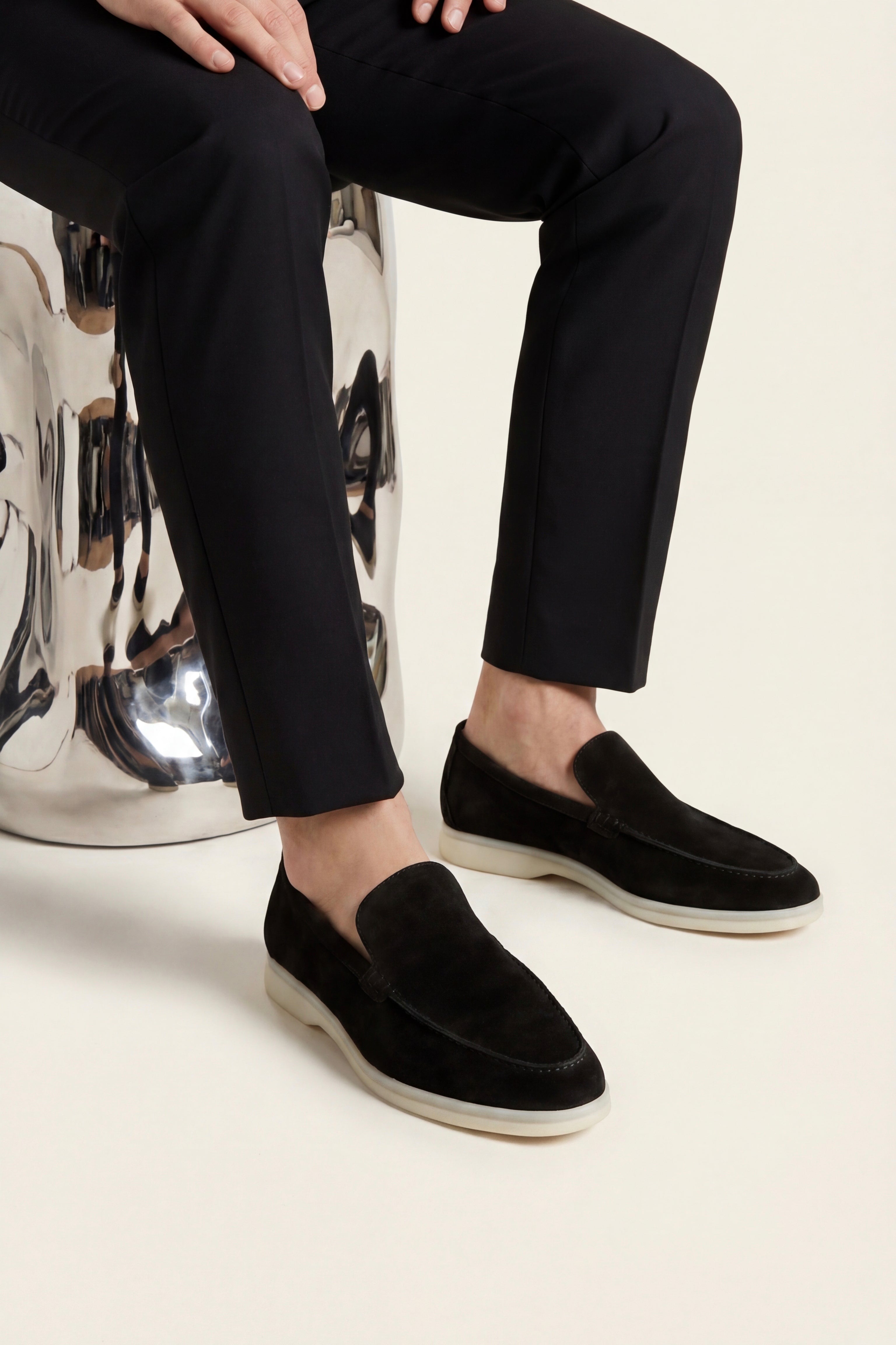 Milano Classic Loafer Suede Black