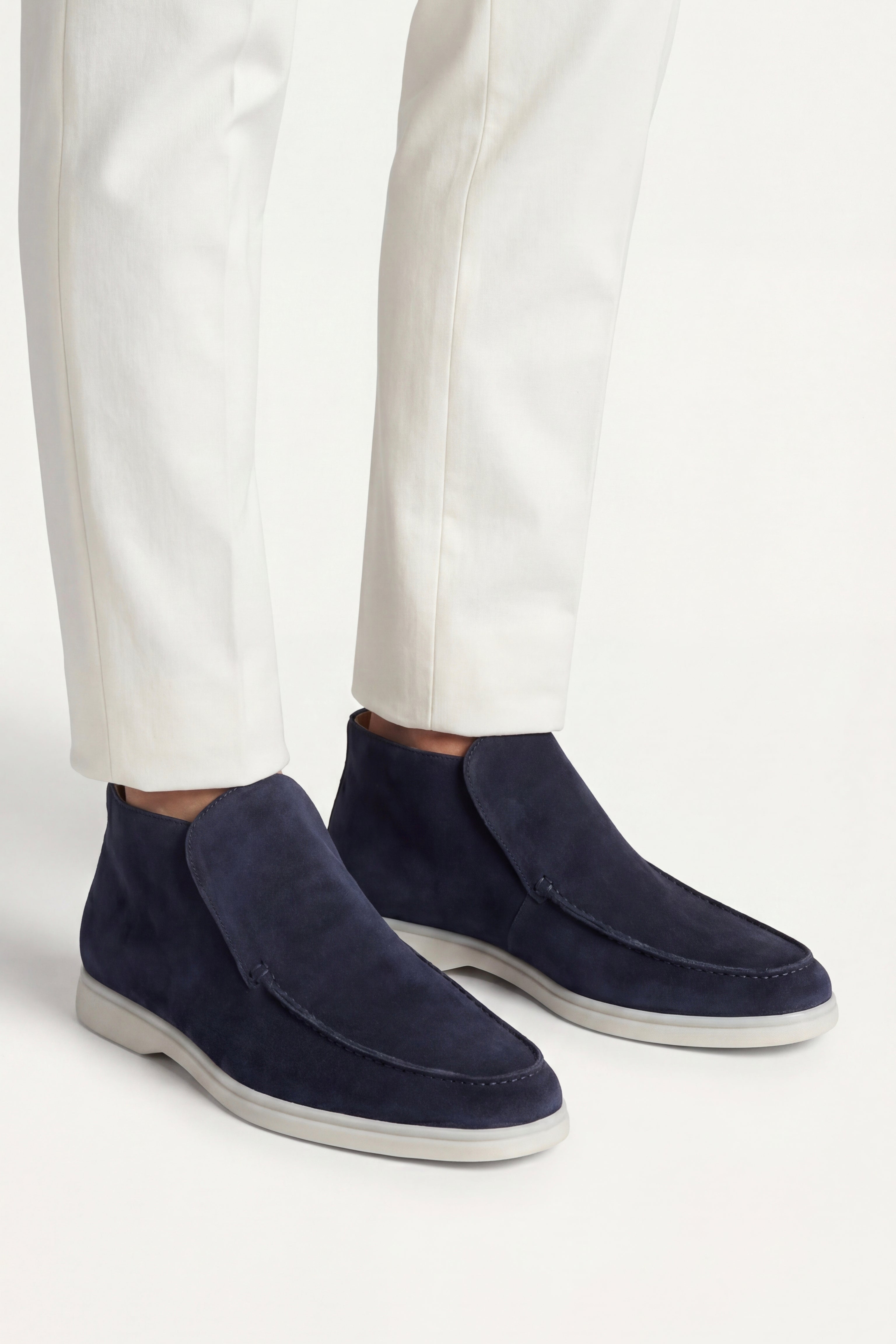 Milano City Loafer Suede Navy Blue