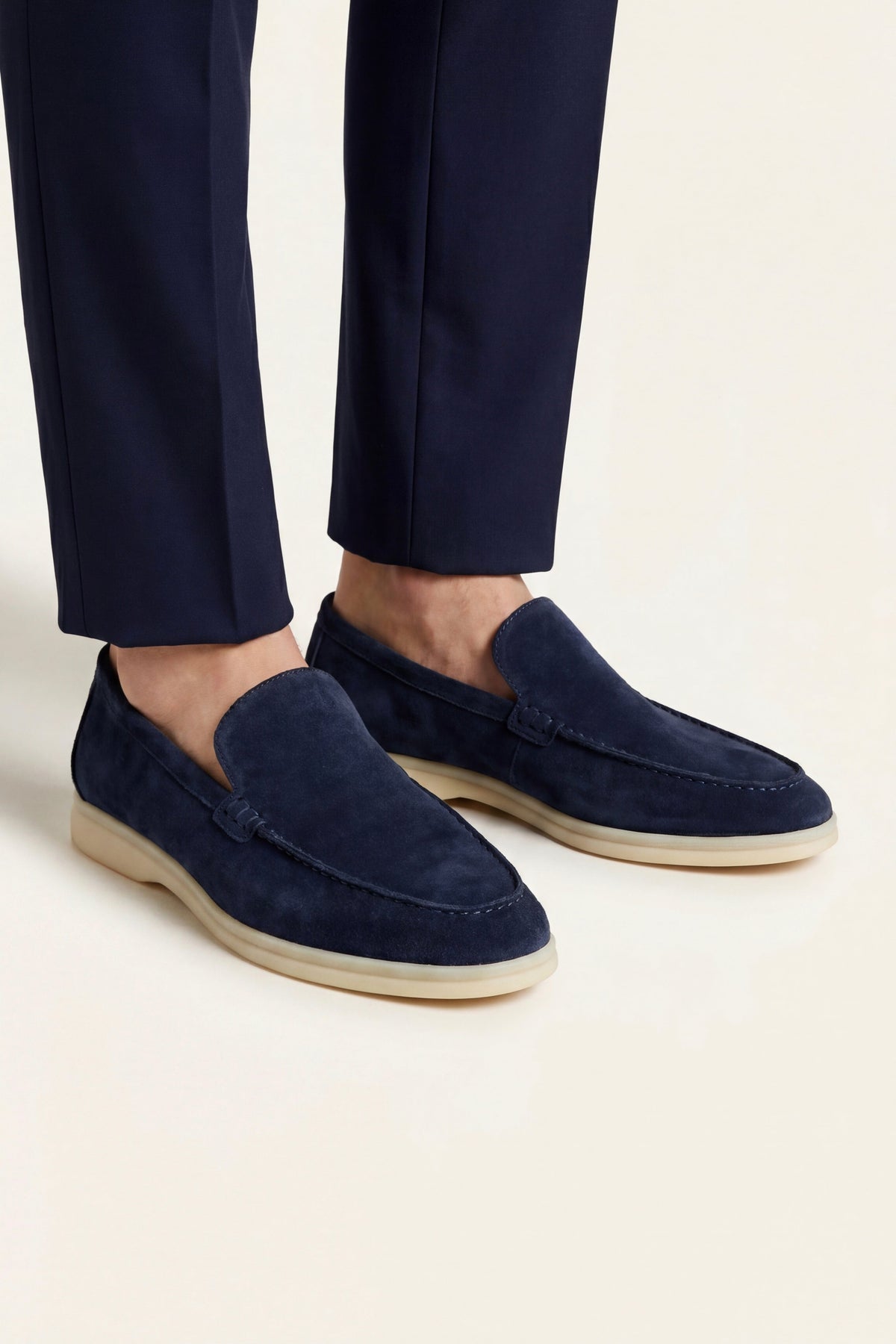 Milano Classic Loafer Suede Navy Blue