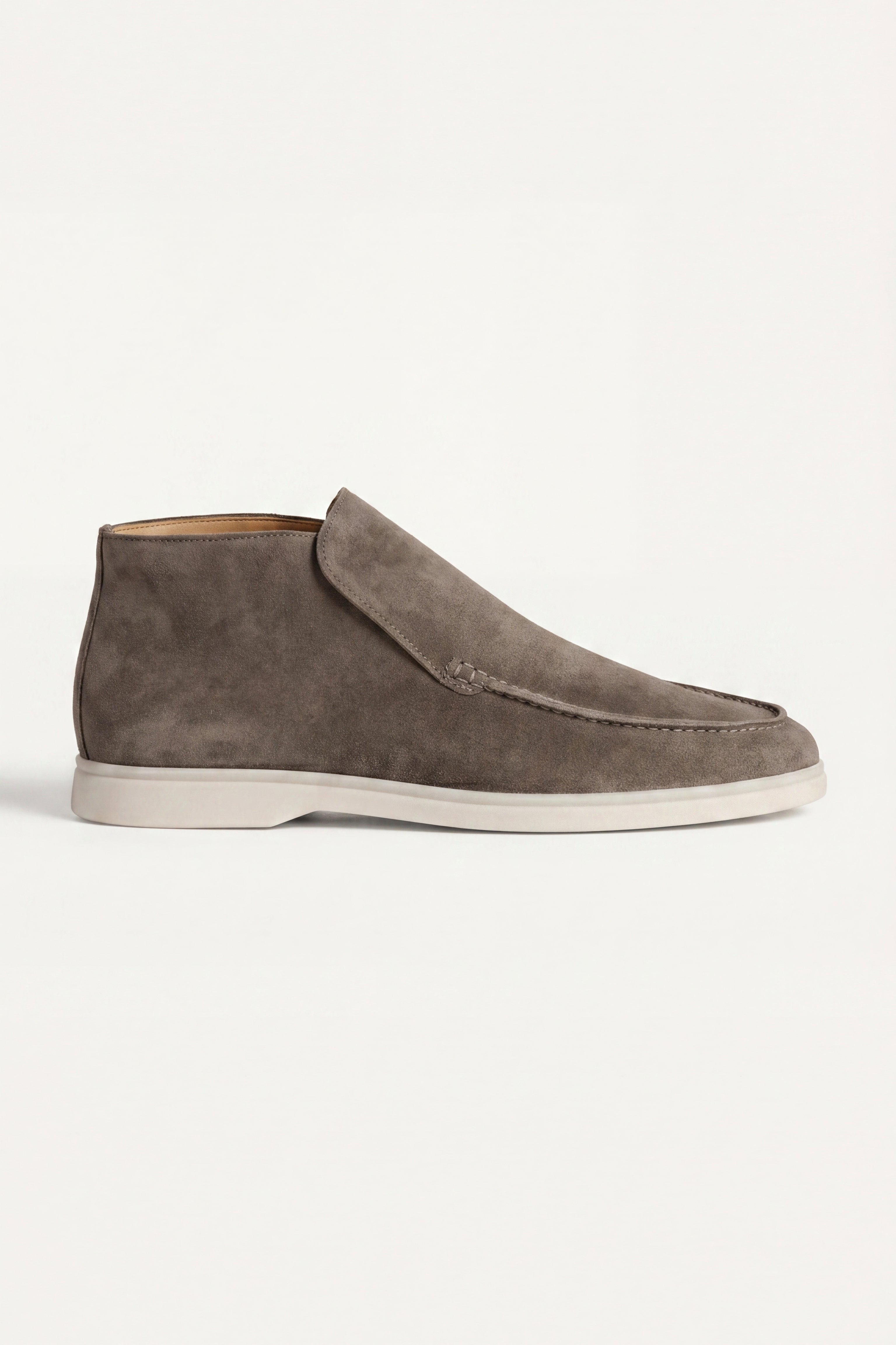 Milano City Loafer Suede Taupe Grey