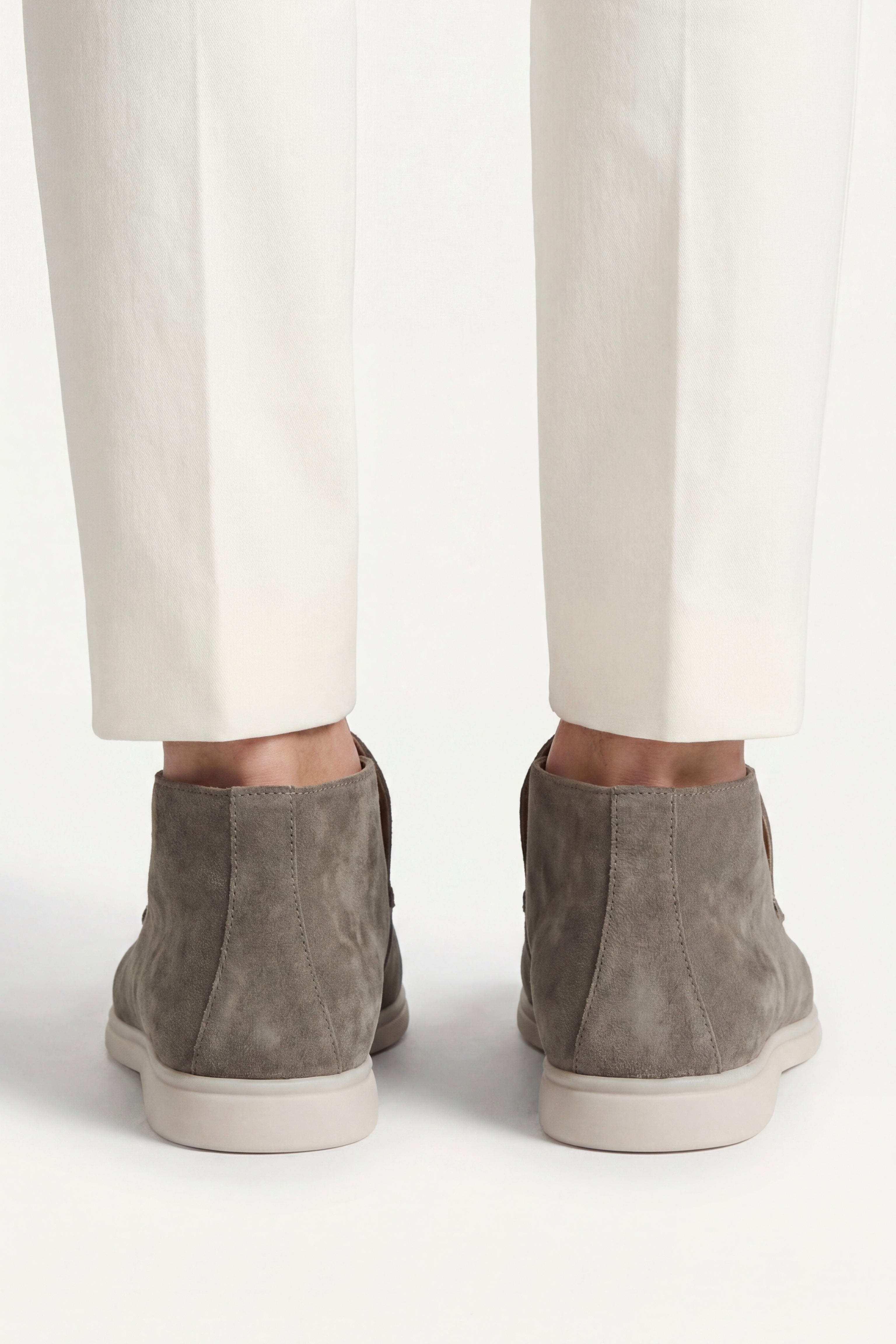 Milano City Loafer Suede Taupe Grey