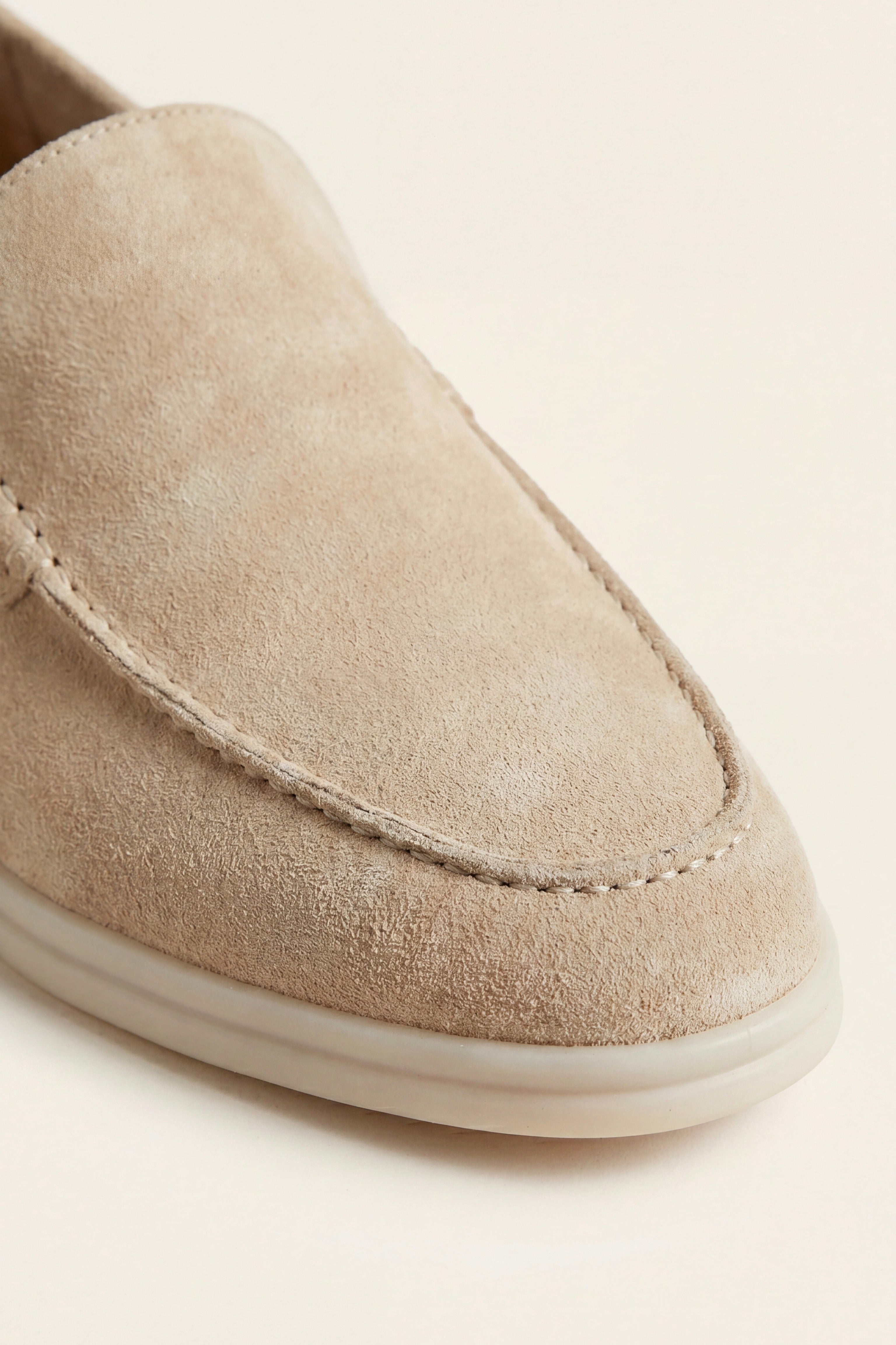 Milano Classic Loafer Suede Taupe Beige
