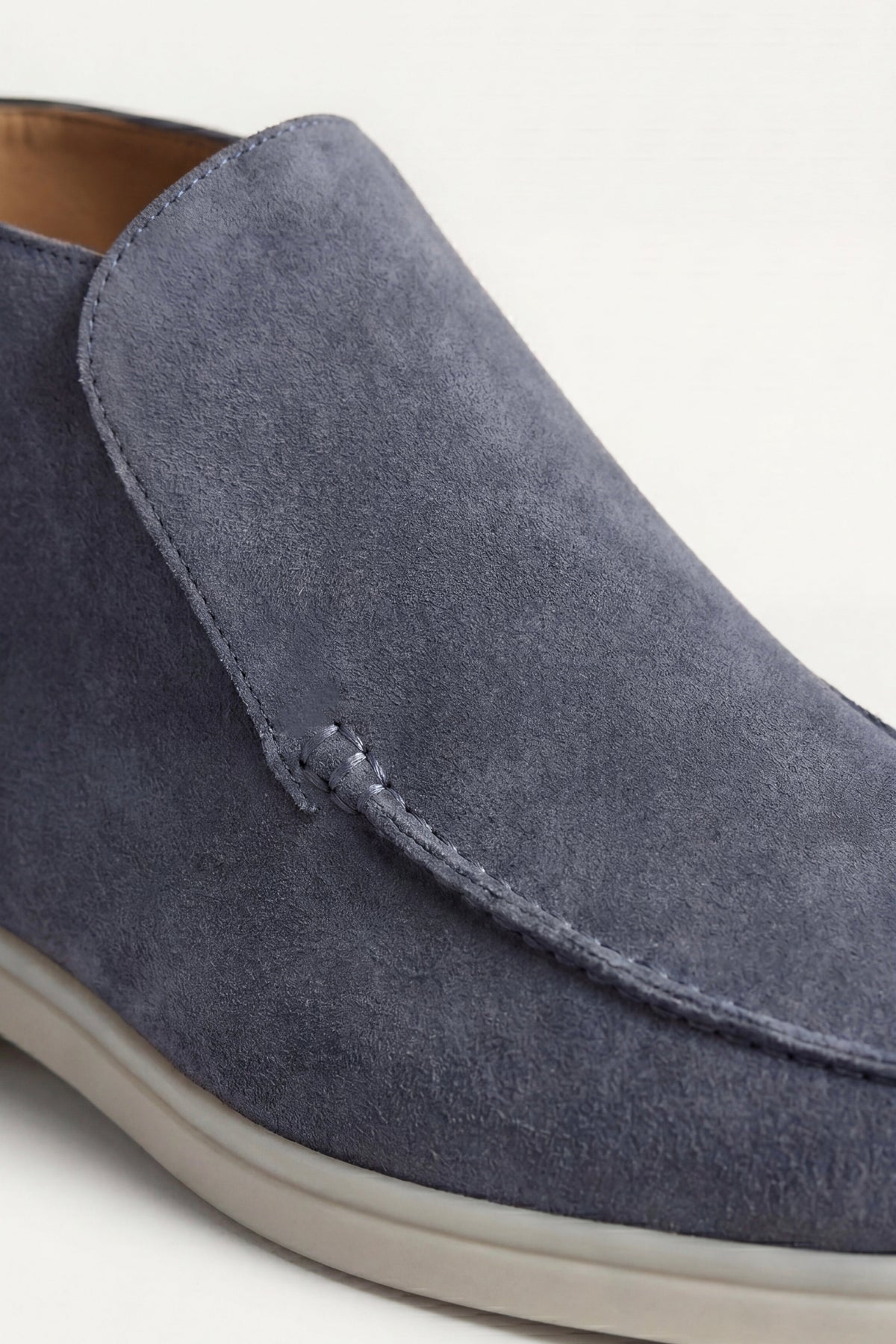 Milano City Loafer Suede Steel Blue