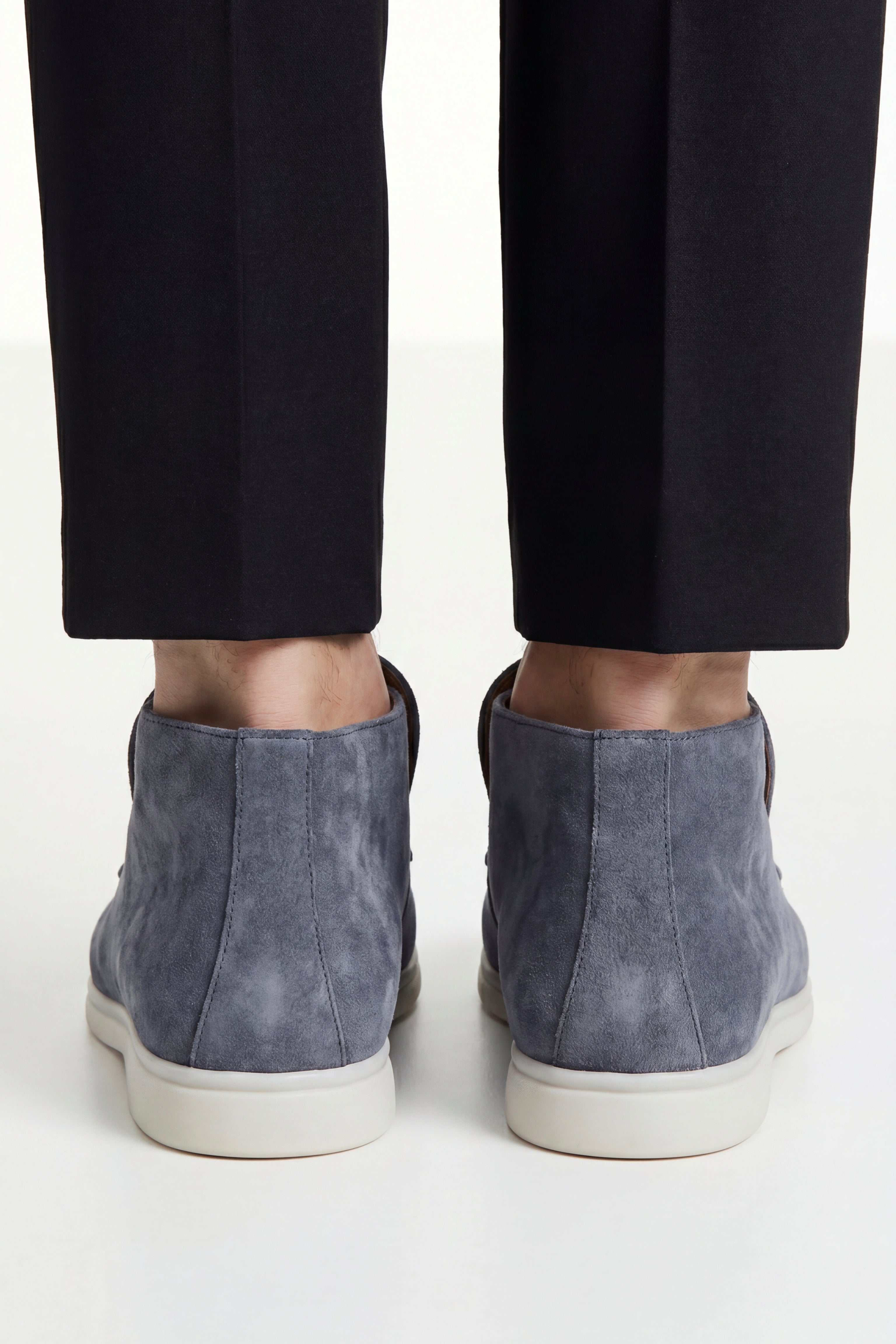 Milano City Loafer Suede Steel Blue