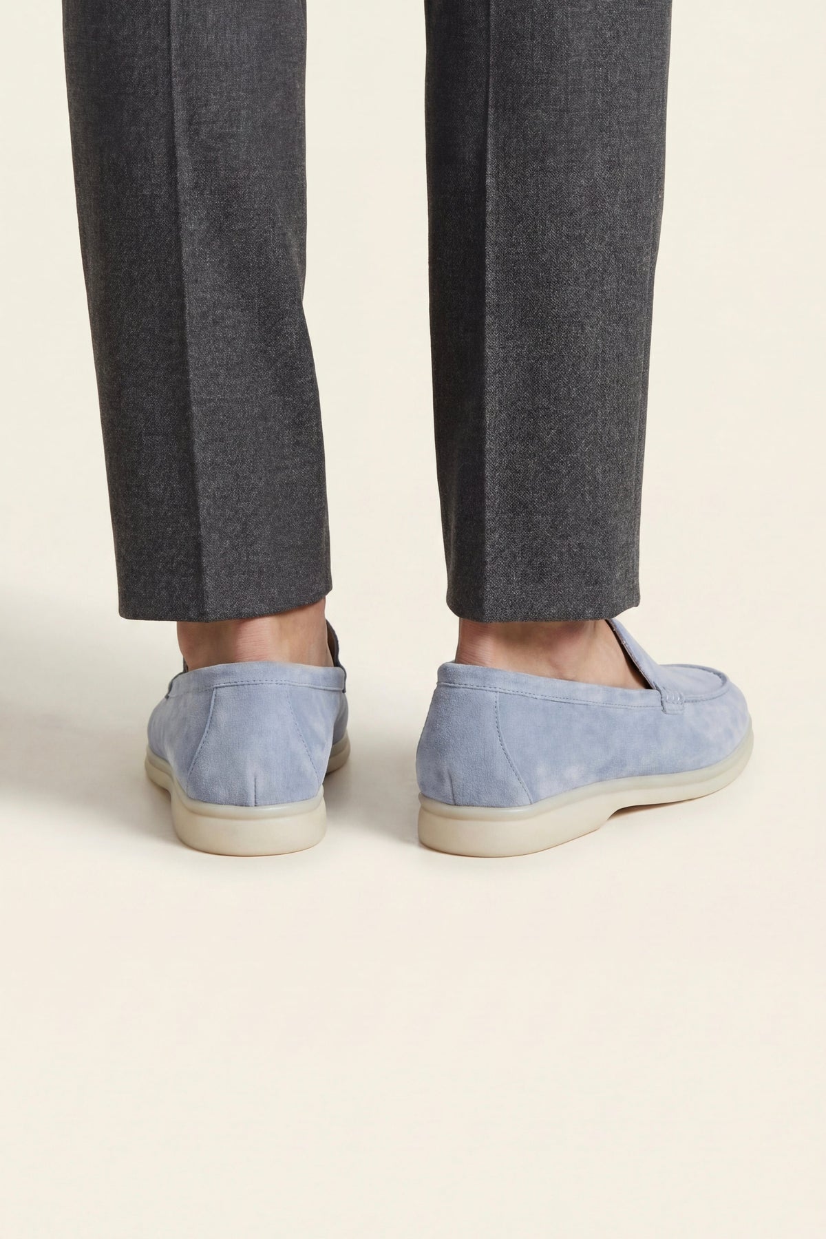 Milano Classic Loafer Suede Light Blue